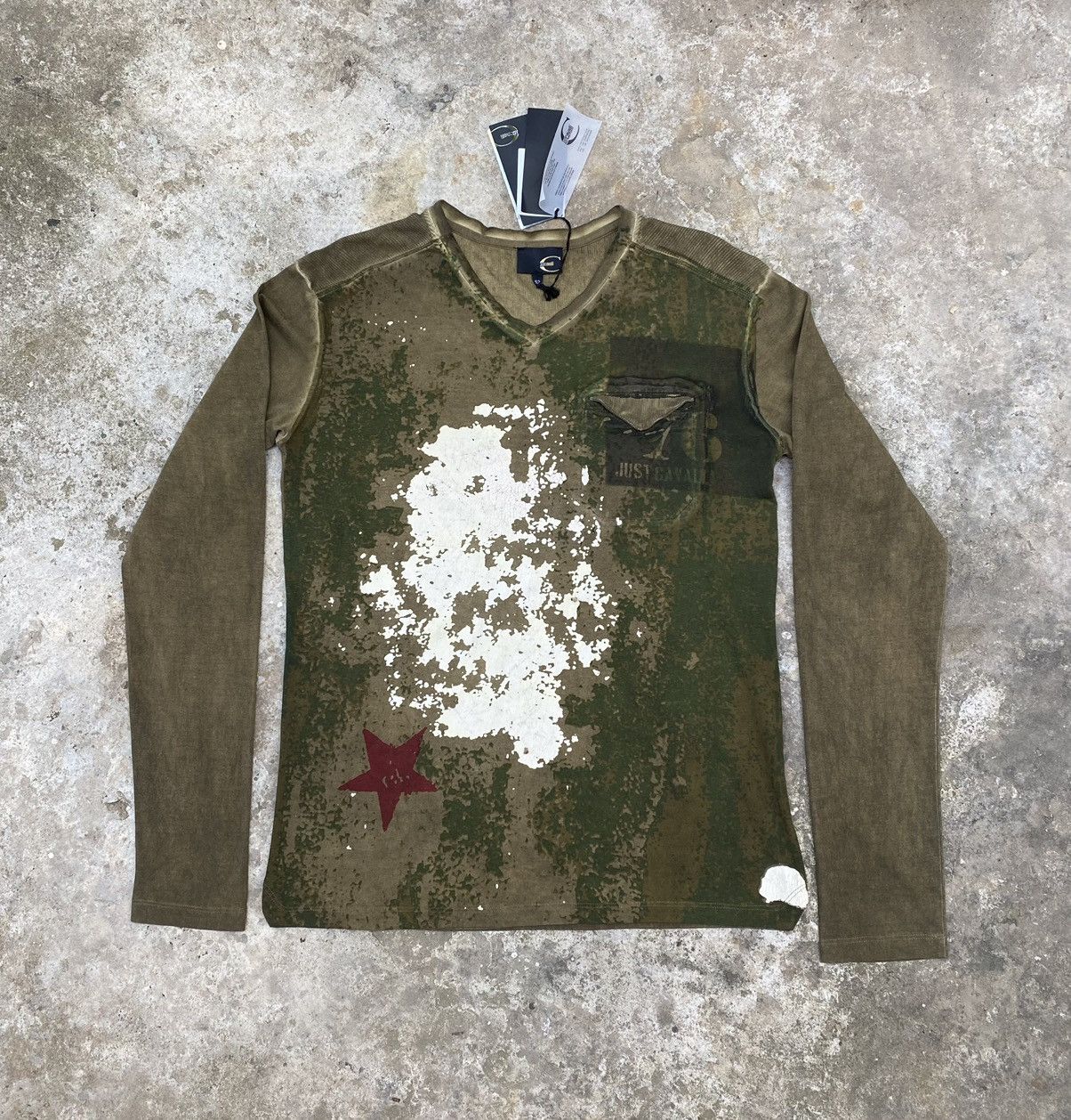 Rare y2k Just Cavalli long sleeve Tops