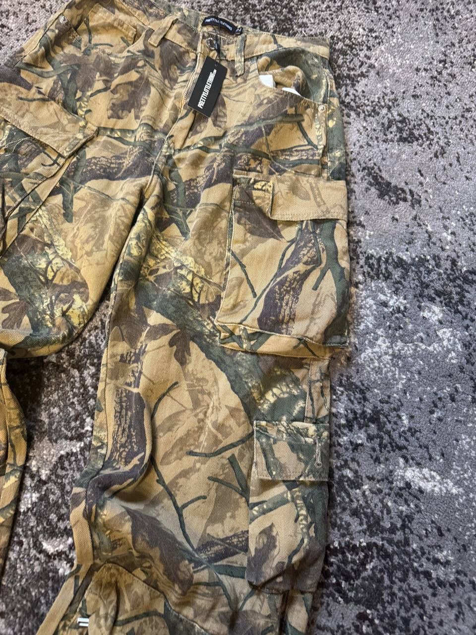 Other Military Y2k Multipocket Real Three Camo Plt Pants Size 26" / US 2 / IT 38 - 2 Thumbnail