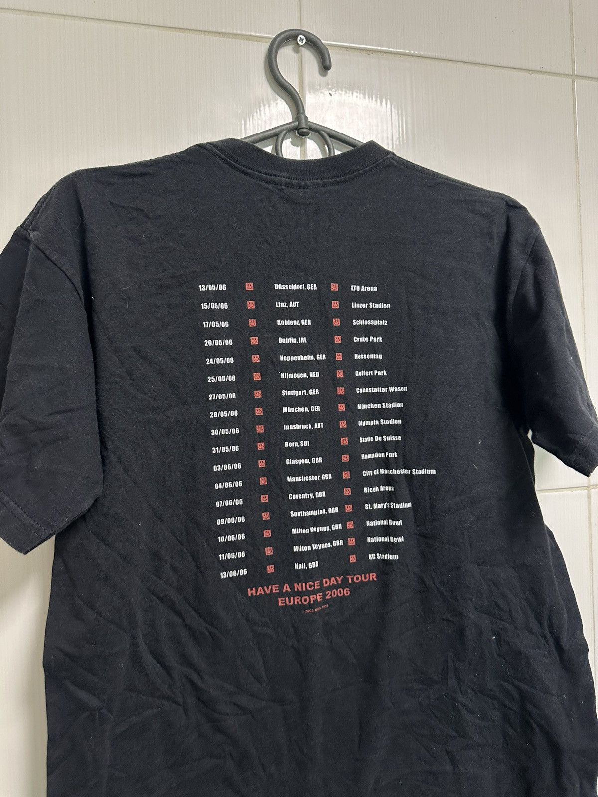 Bon Jovi × Vintage Bon Jovi 2006 Europe Have A Nice Day Tour T-Shirt Size S Size US S / EU 44-46 / 1 - 6 Thumbnail