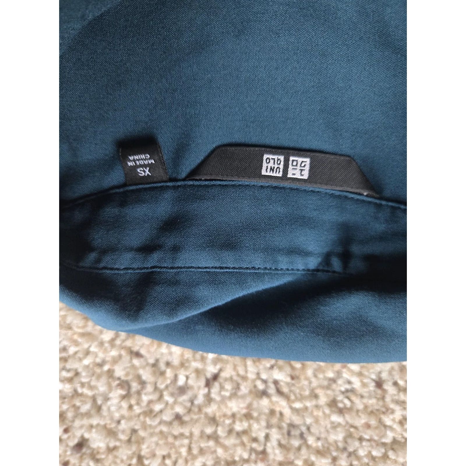 Uniqlo Uniqlo Shirt Womens XS Blue Long Sleeve Button-Up Tunic Rayon Blend Blouse Top Size XS / US 0-2 / IT 36-38 - 4 Thumbnail