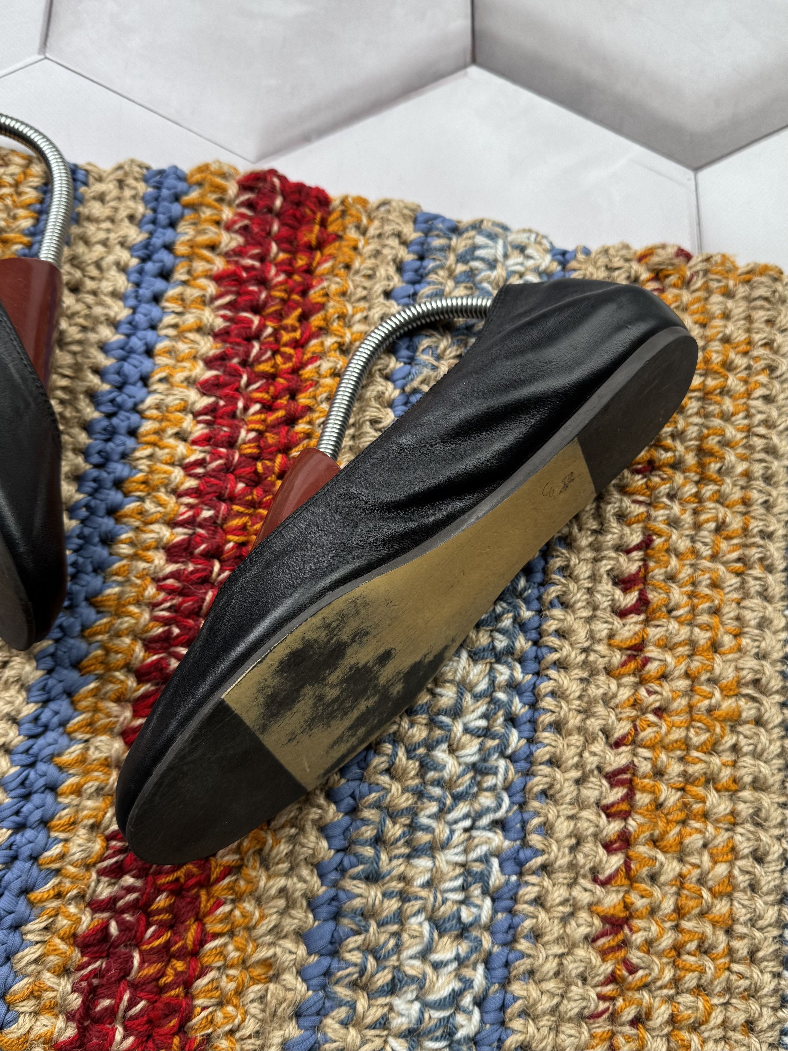 Japanese Brand Vintage Leather Ballet Flats Size US 11 / IT 41 - 7 Thumbnail