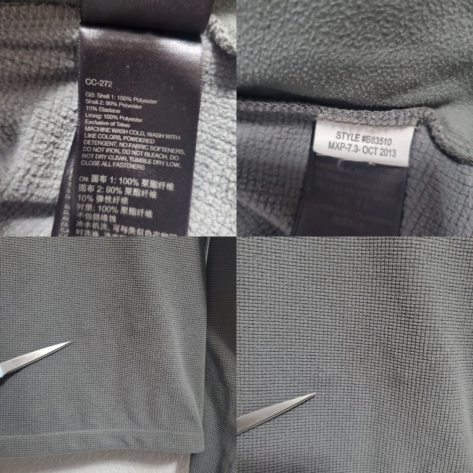 Marmot Marmot Jacket Men S Gray Lightweight Full Zip Mock Neck Sweatshirt Outdoor FLAW Size US S / EU 44-46 / 1 - 10 Thumbnail