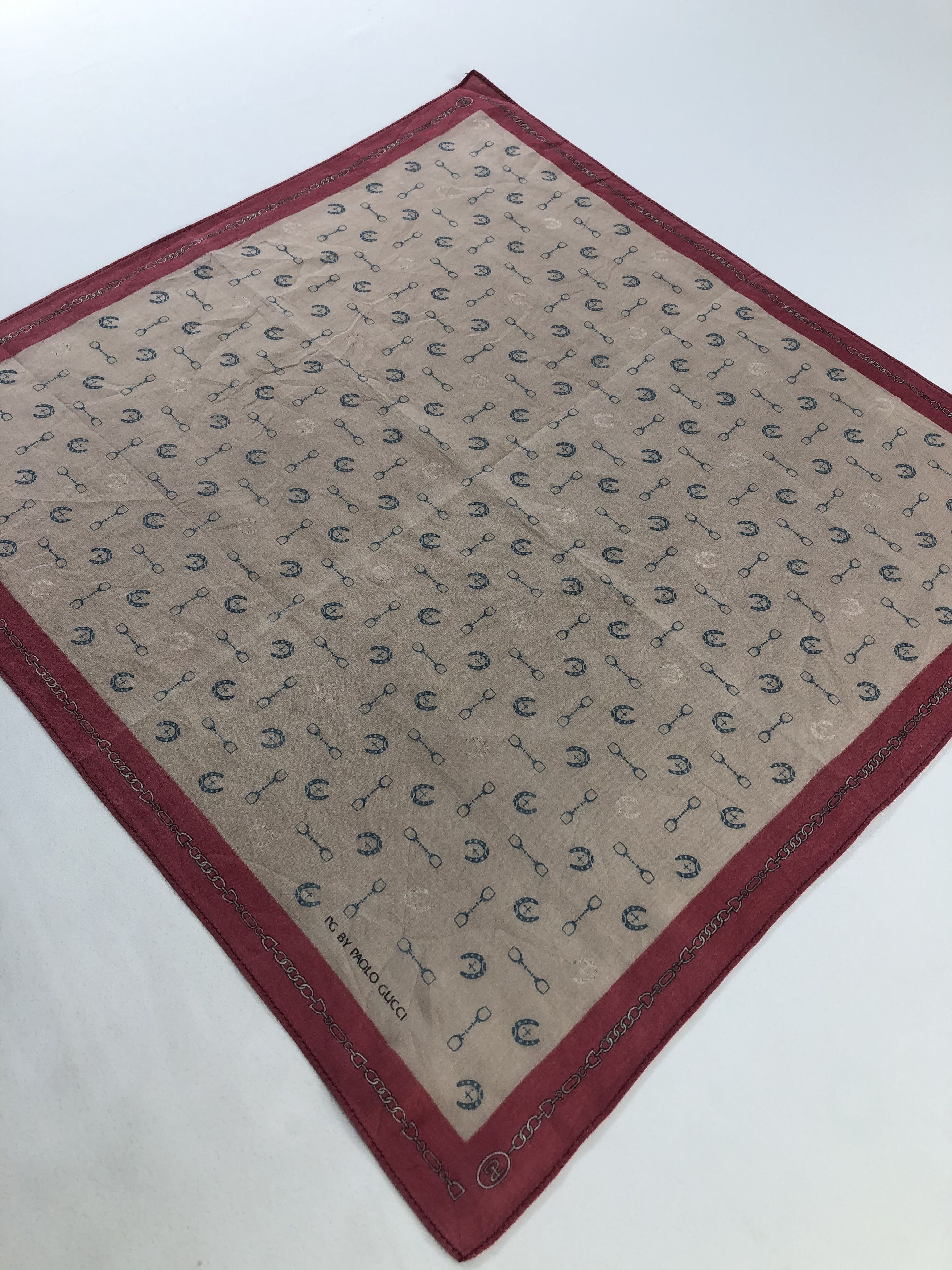 Paolo Gucci × Vintage Paolo Gucci Handkerchief / Bandana / Neckerchief Size ONE SIZE - 2 Thumbnail