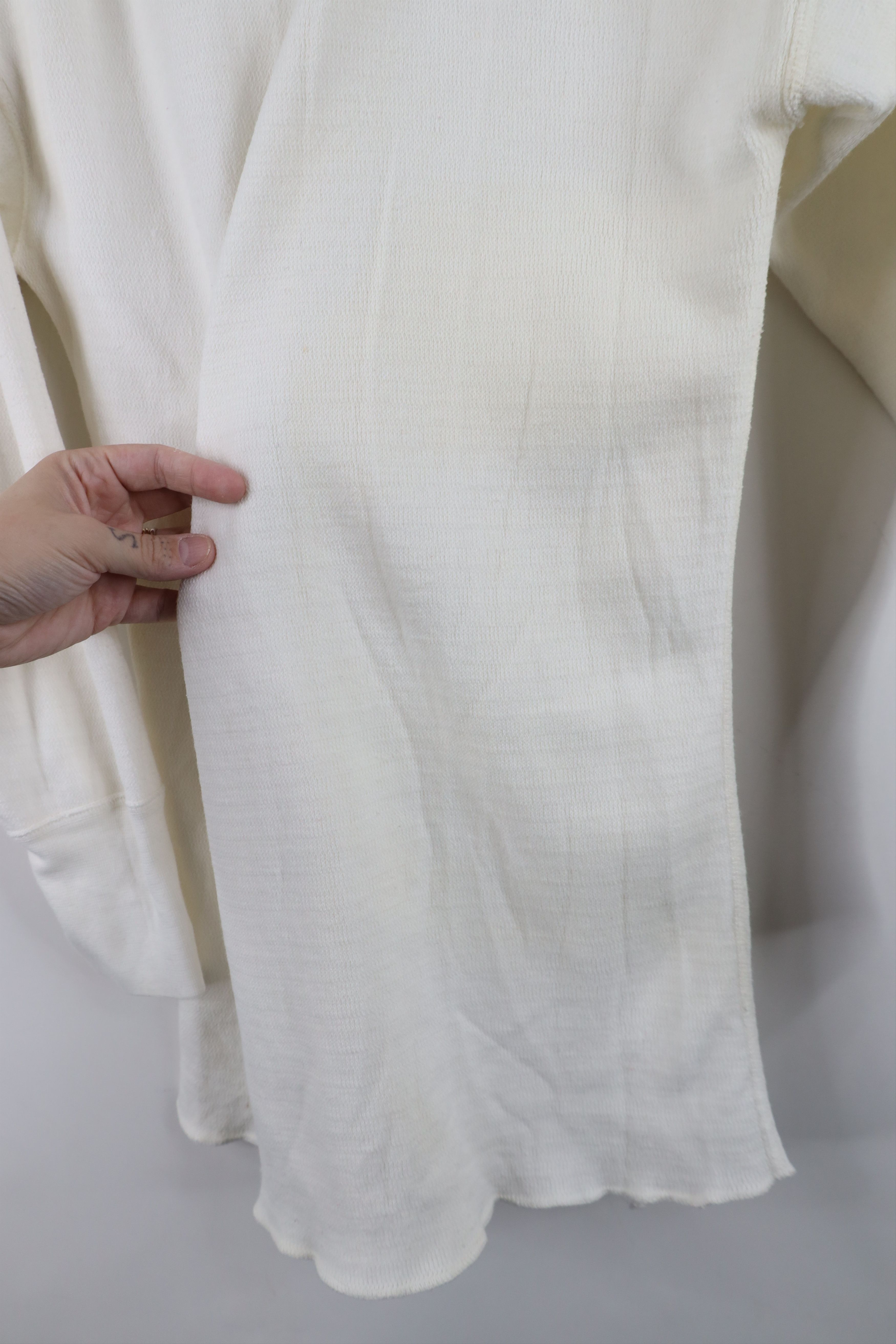 Vintage Vintage 70s Streetwear Waffle Knit Long Sleeve T-Shirt USA Size US XL / EU 56 / 4 - 7 Thumbnail