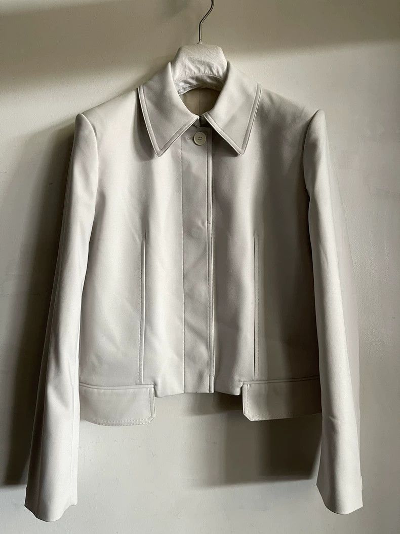 HELMUT LANG size6 White collar jacket