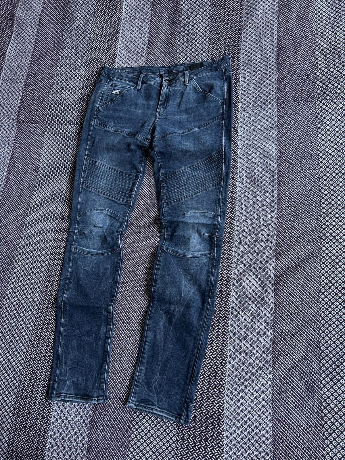 G-Star × Vintage G-star Raw 5620 Custom Mid Skinny Jeans Washed Size 31 x 32 Size US 31 - 2 Thumbnail