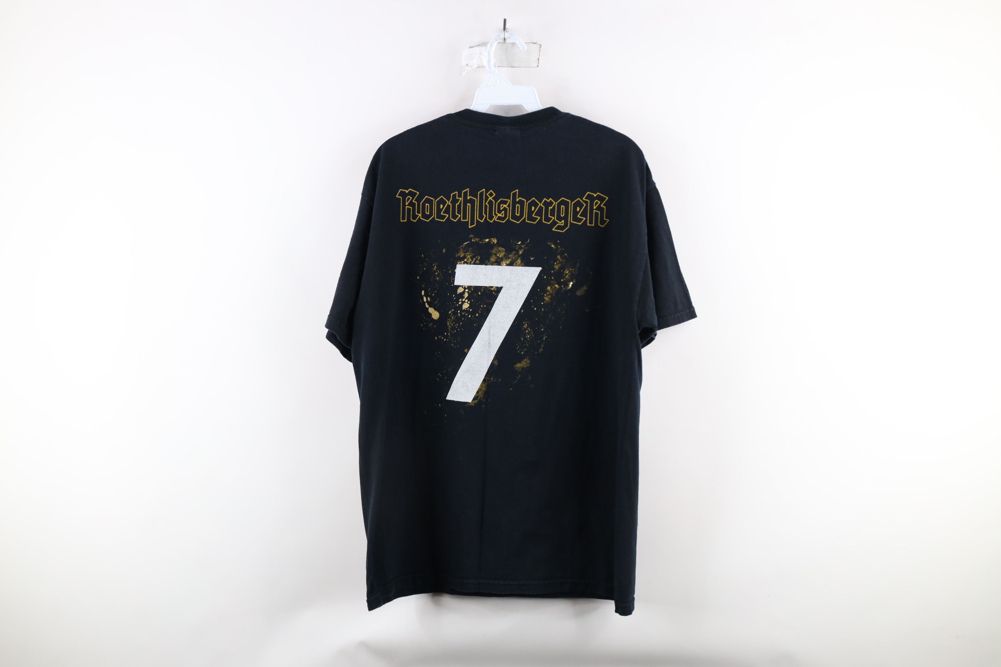 Vintage Vintage Y2K Ben Roethlisberger Pittsburgh Football T-Shirt Size US L / EU 52-54 / 3 - 11 Thumbnail