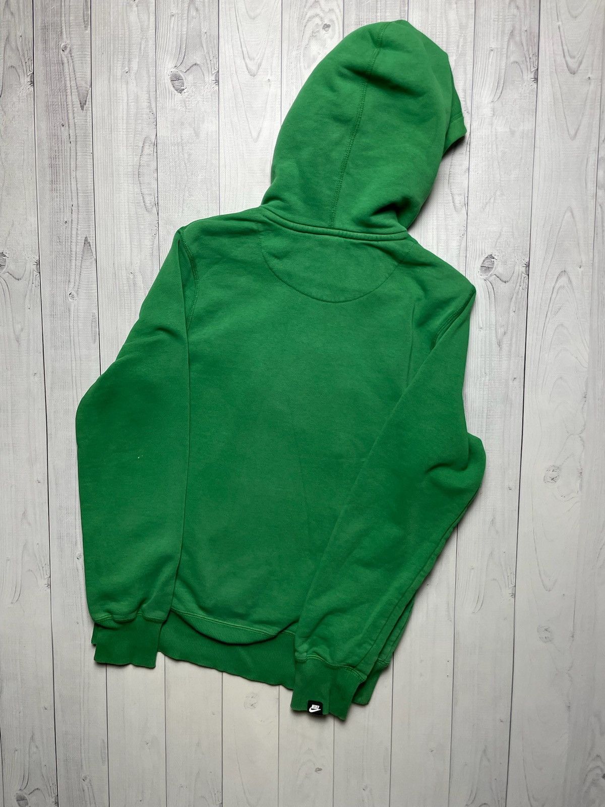Nike × Vintage Vintage Nike Green hoodie size S big logo Size US S / EU 44-46 / 1 - 7 Thumbnail