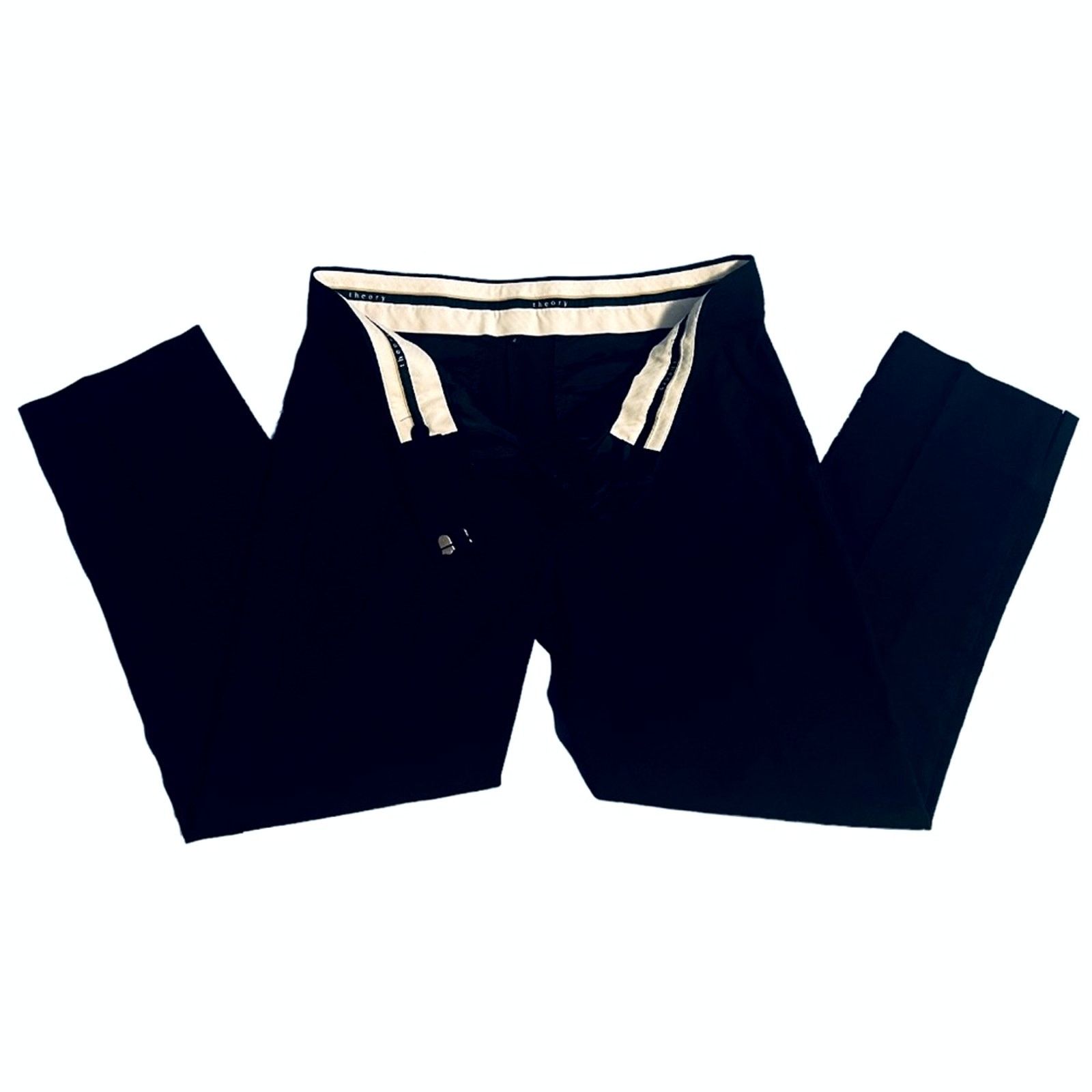 Theory Theory Black Cropped Pants | Size 2 Size 26" / US 2 / IT 38 - 2 Thumbnail