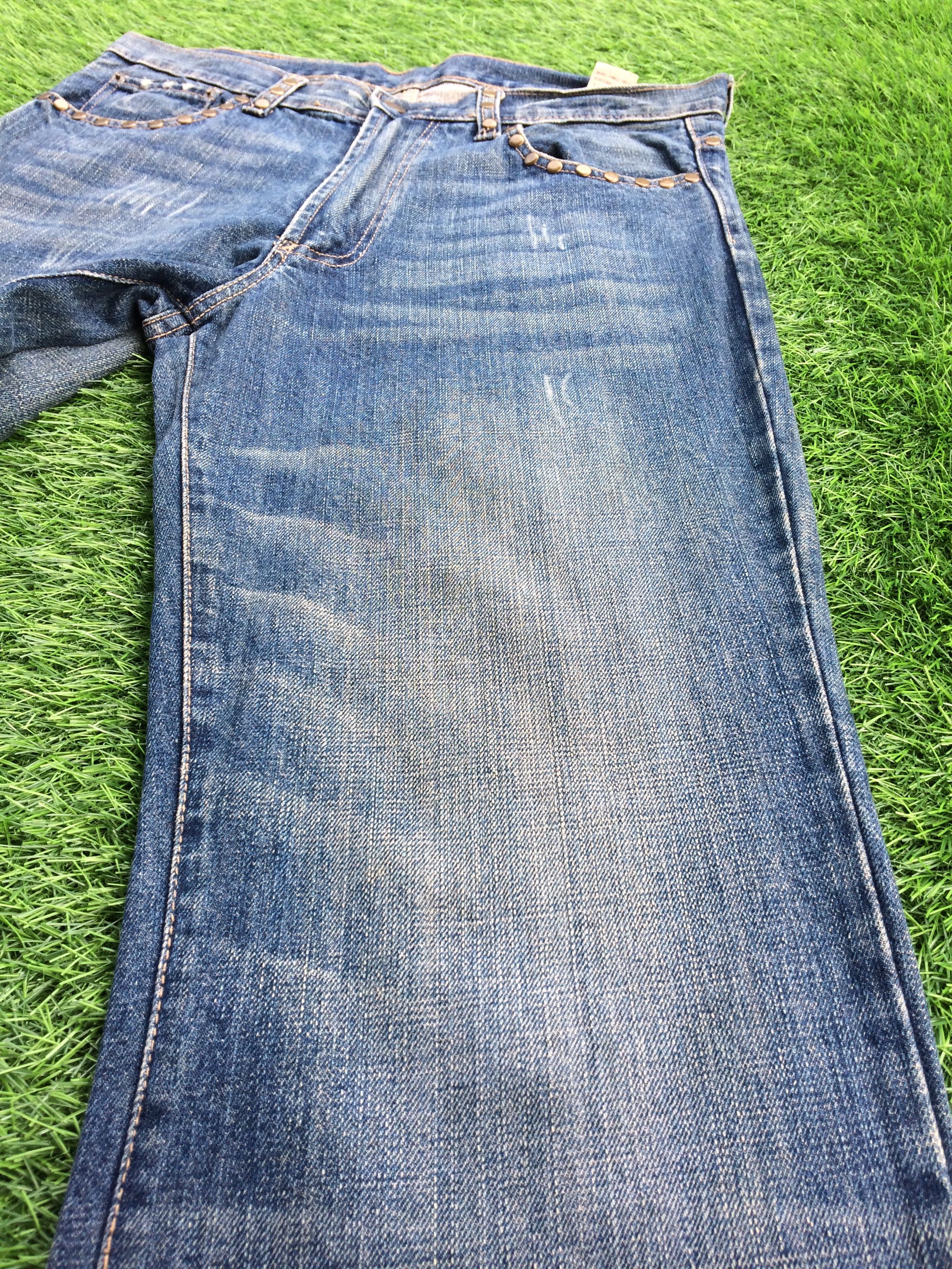 Japanese Brand Japanese Studded Eagle Embroidery Jeans D-853 Size US 32 / EU 48 - 6 Thumbnail