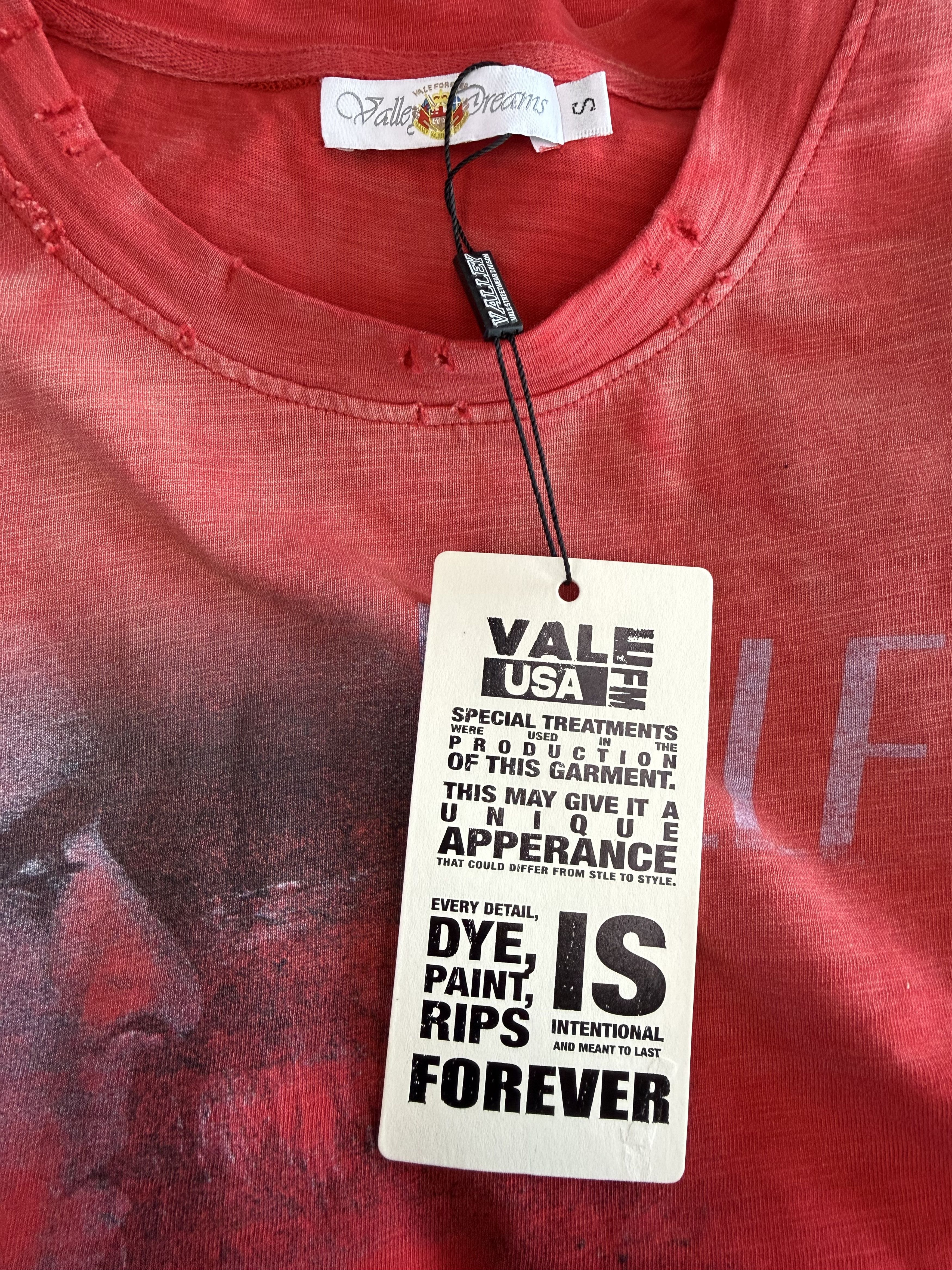 Vale Vale Forever "Instinct" Tee[Red] Size US S / EU 44-46 / 1 - 4 Thumbnail