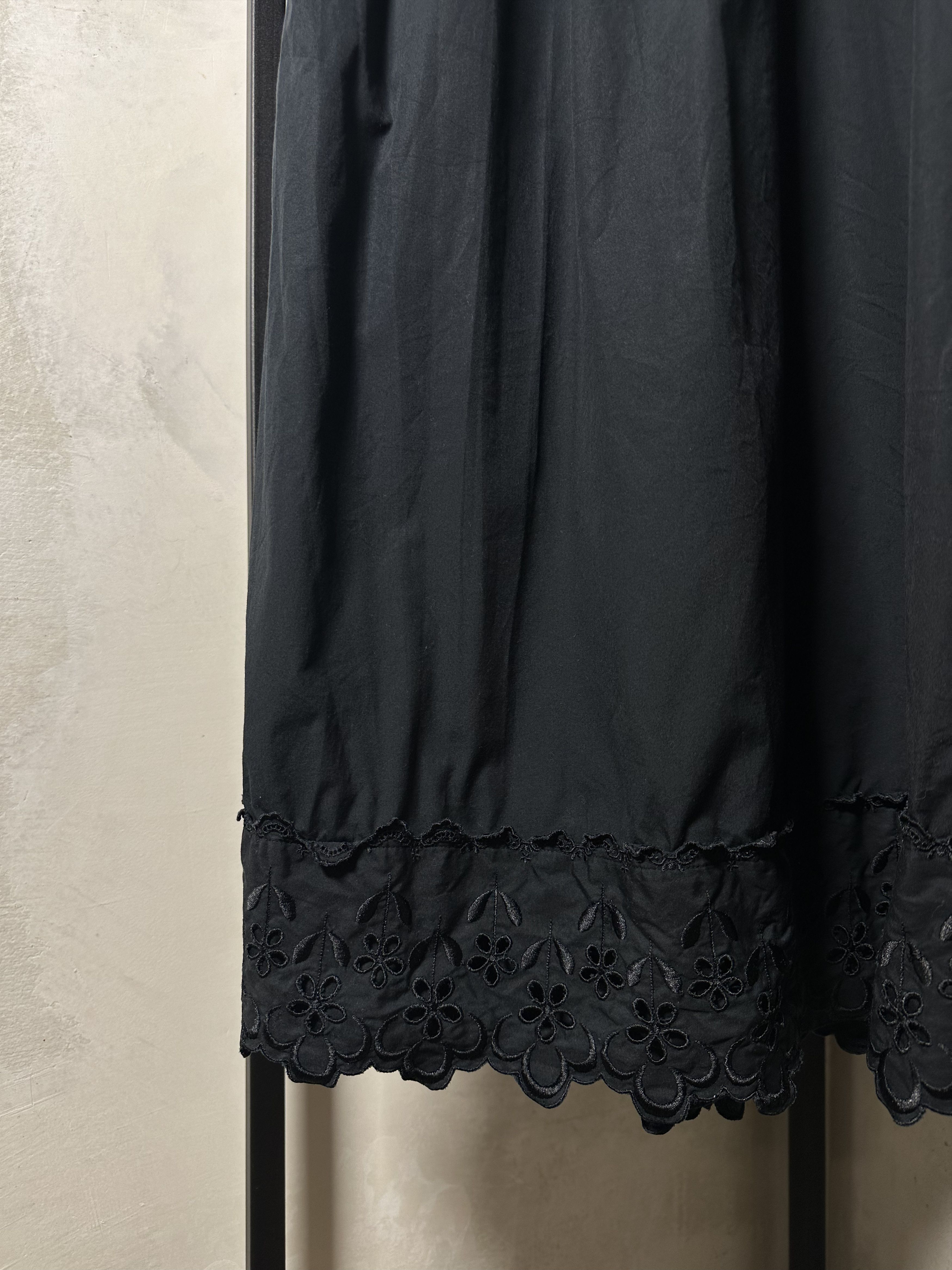 Simone Rocha SIMONE ROCHA Embroidered Poplin Puff Sleeve Dress Size M / US 6-8 / IT 42-44 - 8 Thumbnail