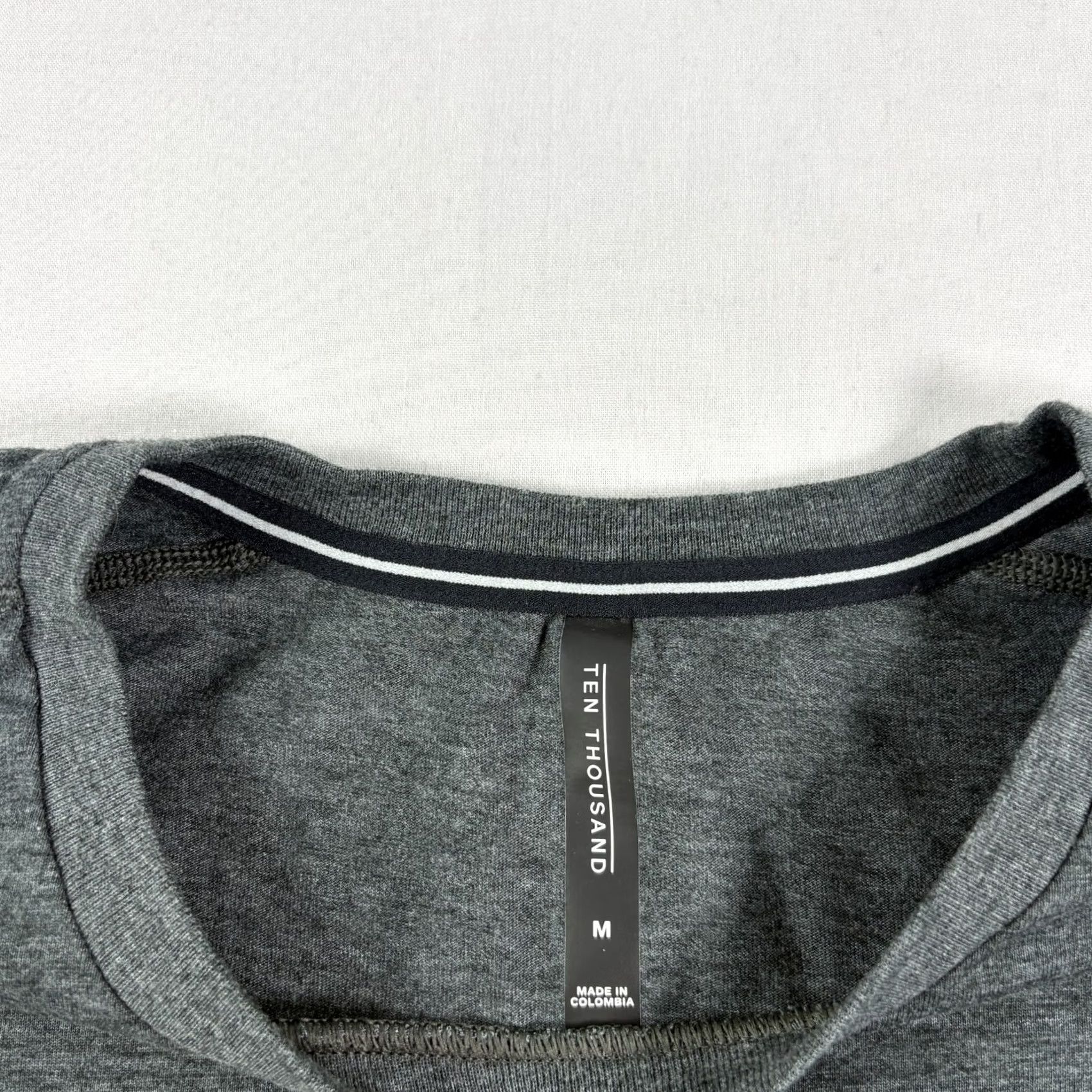 Ten Thousand Ten Thousand Durable Shirt Mens M Gray Performance Athleisure Stretch Shirt Size US M / EU 48-50 / 2 - 2 Thumbnail