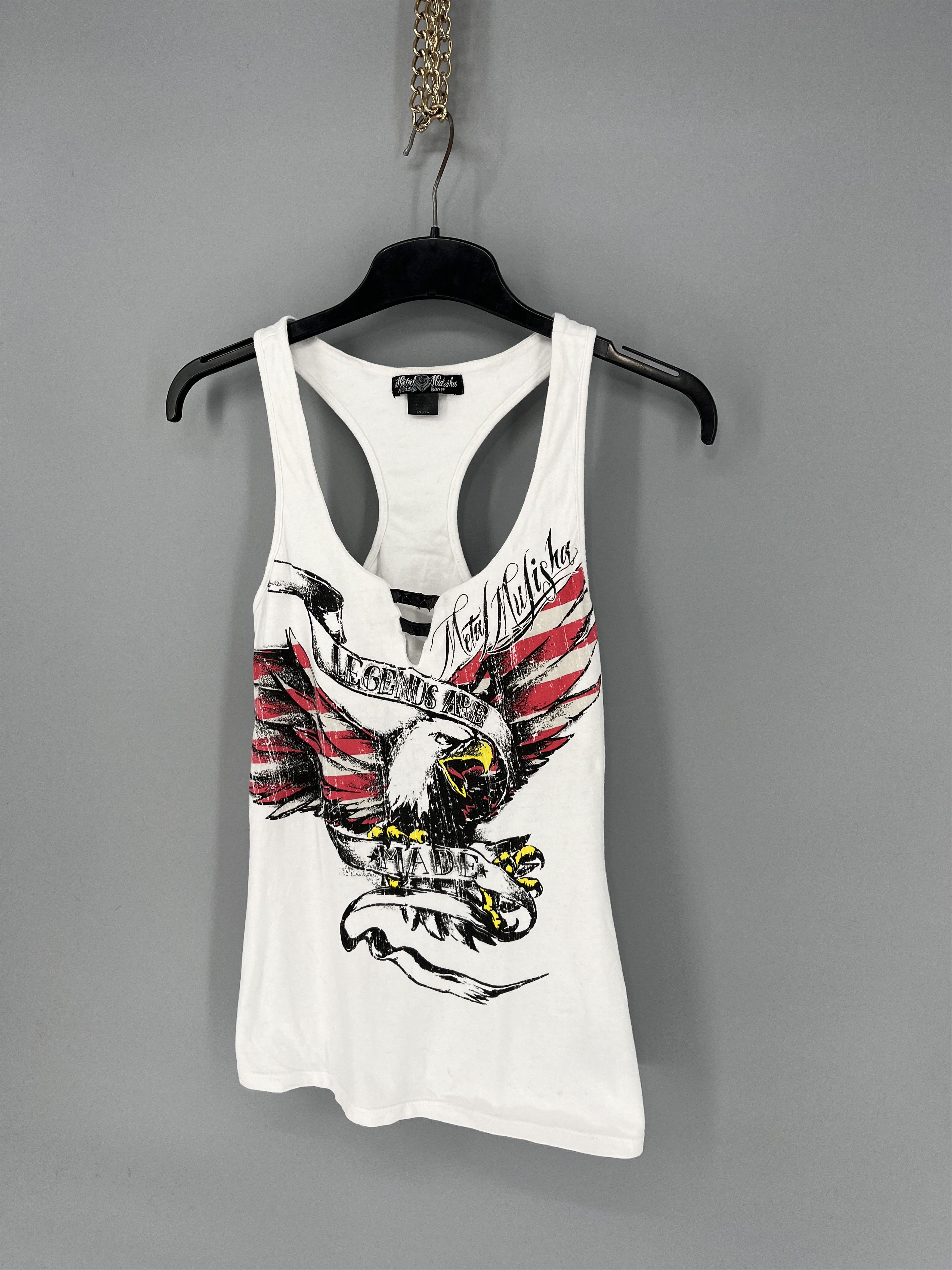 Band Tees Metal Mulisha Legends Are Made Graphic Ladies Tank Top S Size S / US 4 / IT 40 - 3 Thumbnail