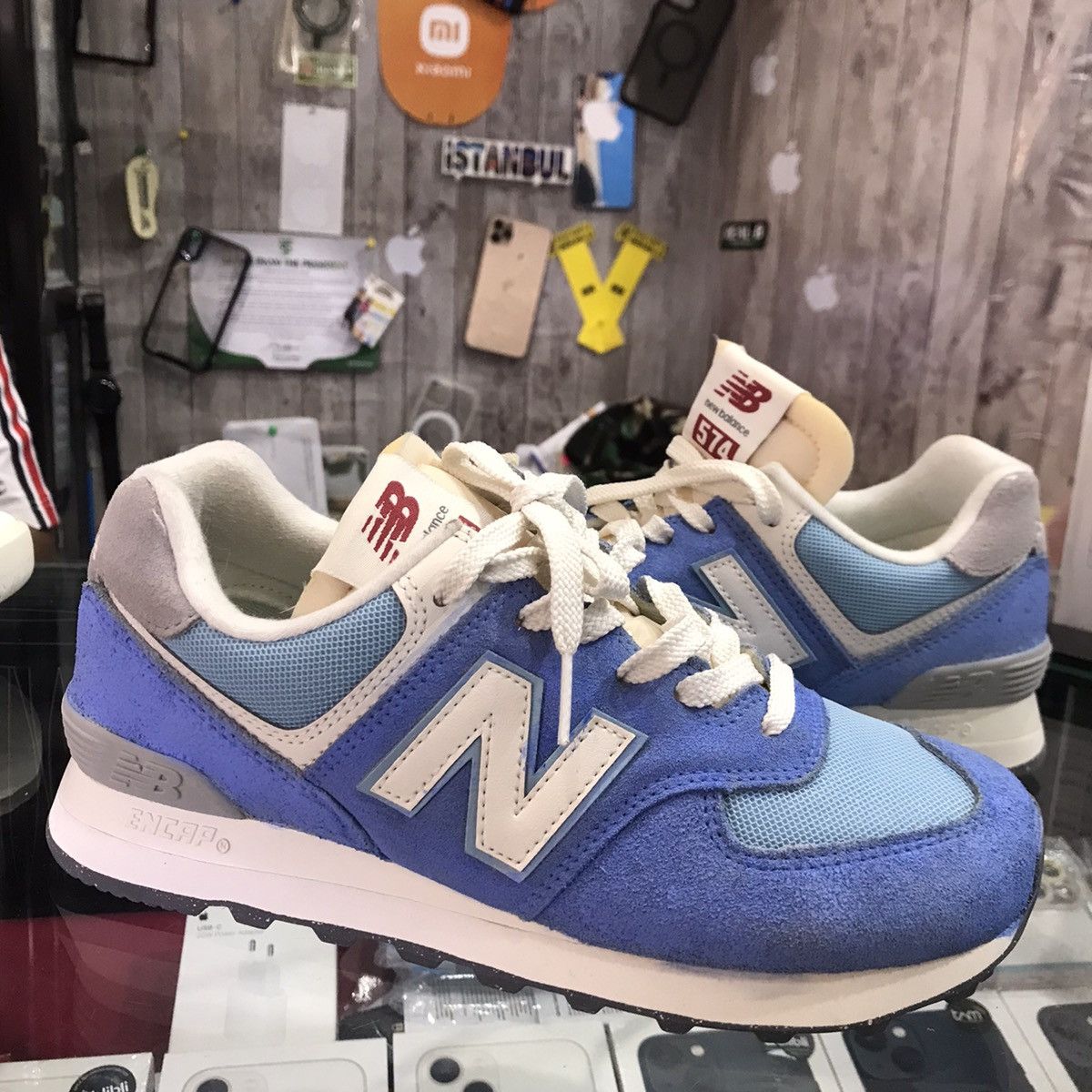Hysteric Glamour × New Balance New Balance 574 Blue Laguna Sea Salt U574RCA U RCA sneakers Size US 5.5 / EU 38 - 6 Thumbnail