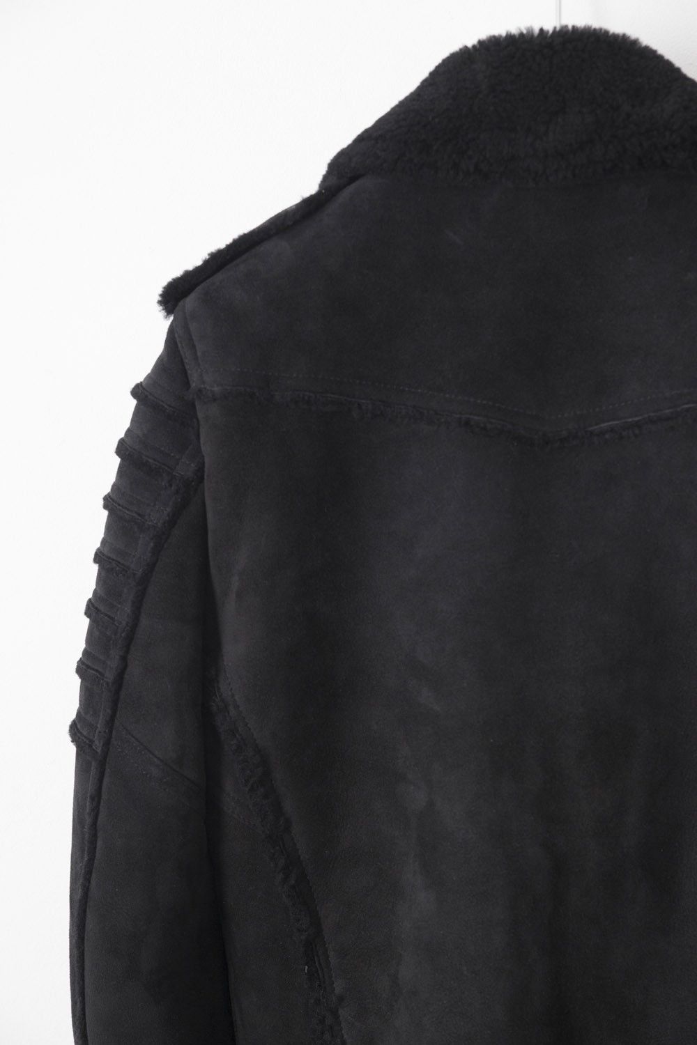 Balmain AW18 shearling biker jacket Size US S / EU 44-46 / 1 - 5 Thumbnail
