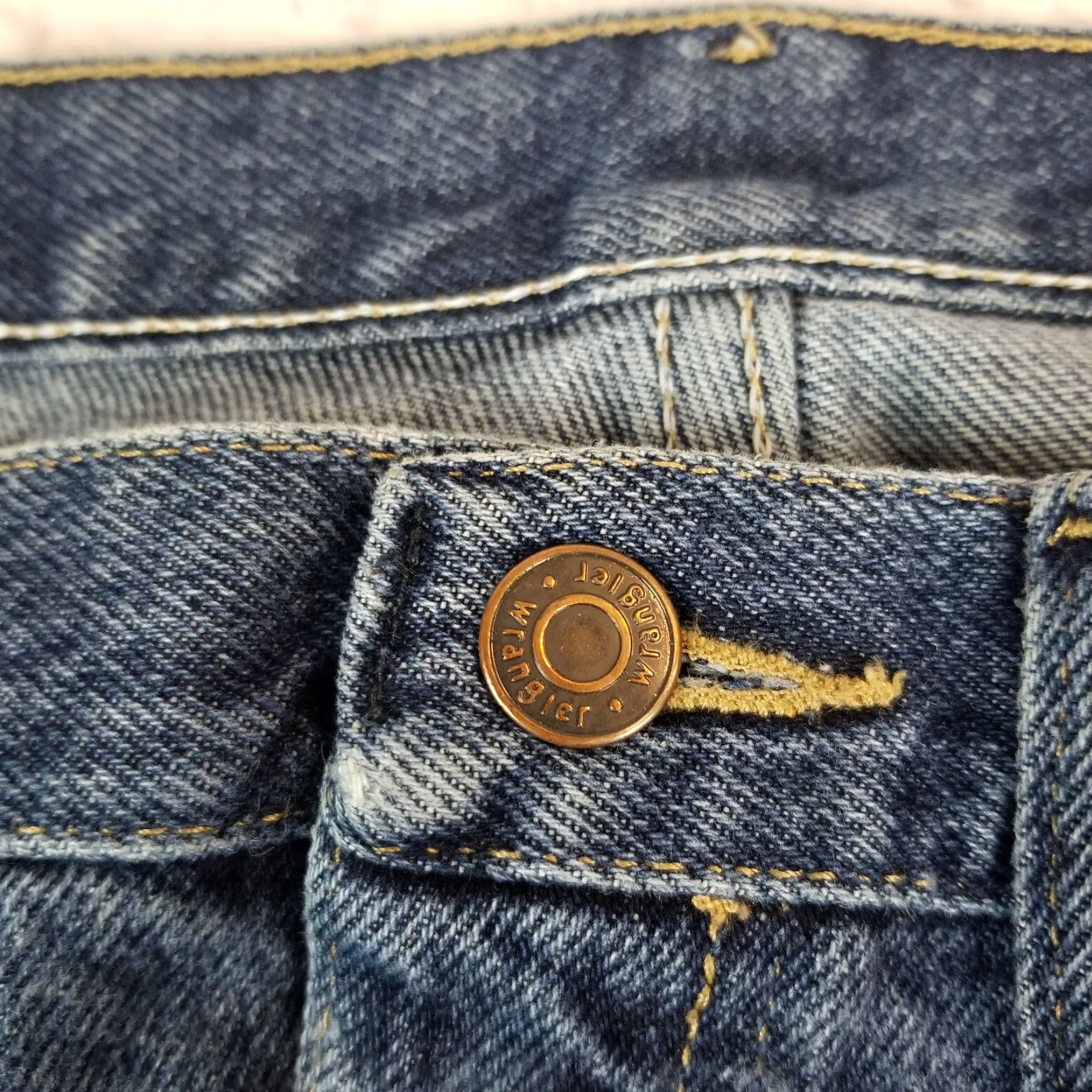 Wrangler Wrangler Jeans Mens Regular Fit Medium Wash Straight Leg Size 42 X 30 Blue Denim Size US 42 / EU 58 - 4 Thumbnail