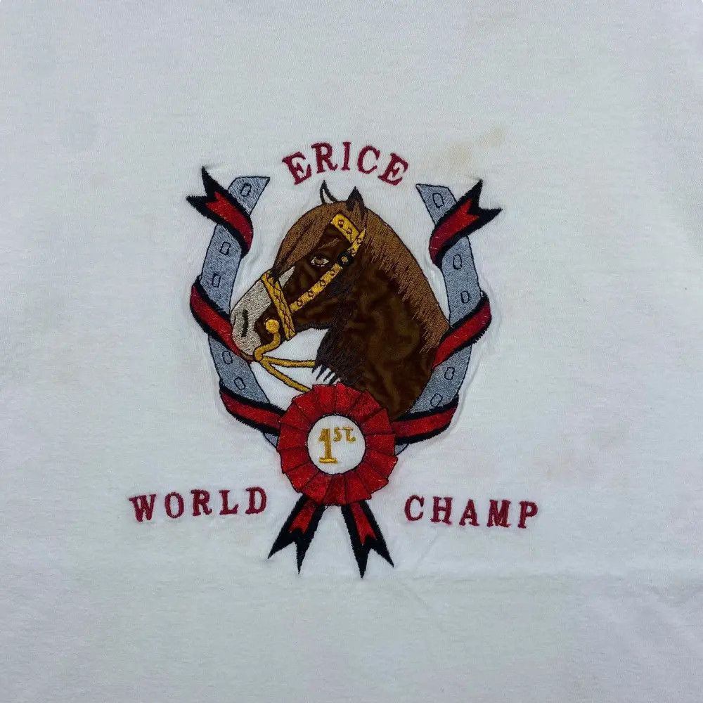 Other ERICE World Champ Equestrian 1st Ribbons Award Tee Shirt Size US L / EU 52-54 / 3 - 2 Thumbnail