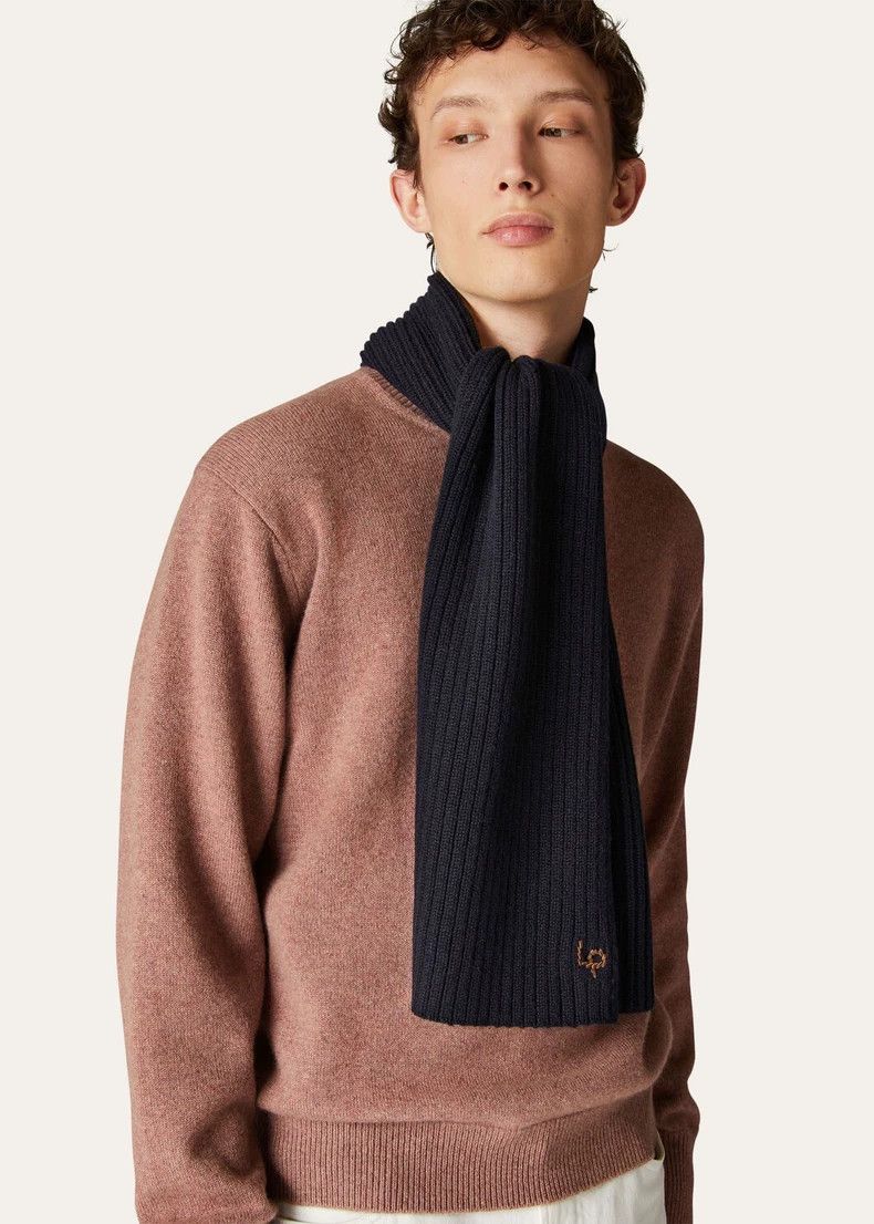 Loro Piana LORO PIANA Rope knitted pure cashmere scarf Size ONE SIZE - 1 Thumbnail