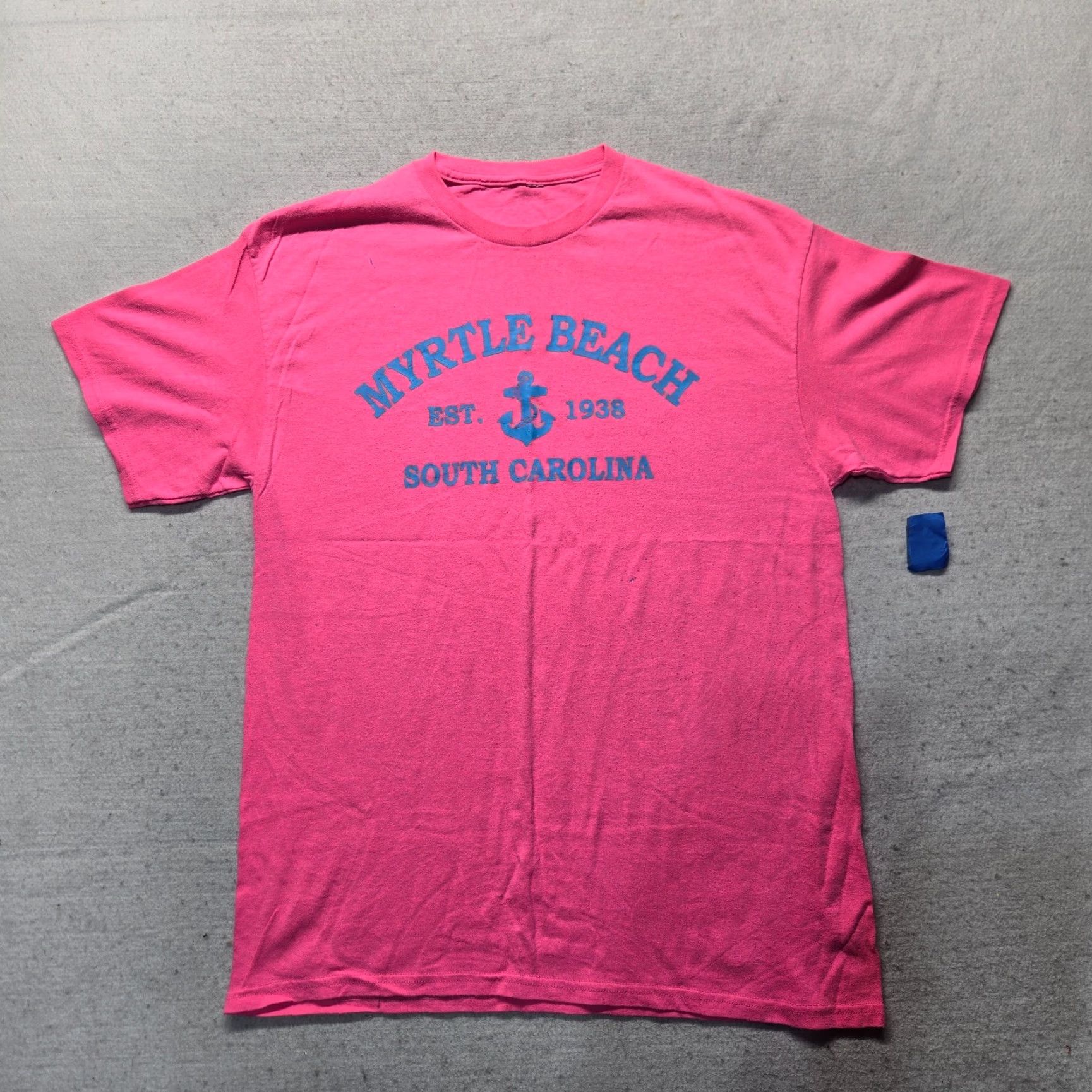 Vintage PINK T-SHIRT Myrtle Beach South Carolina Adult Men's Size L Size US L / EU 52-54 / 3 - 2 Thumbnail