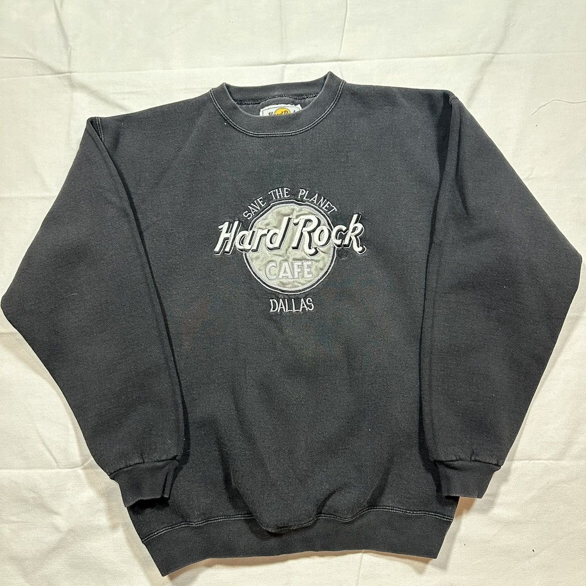 Hard Rock Cafe Black Hard Rock Cafe Crewneck Size US M / EU 48-50 / 2 - 1 Thumbnail