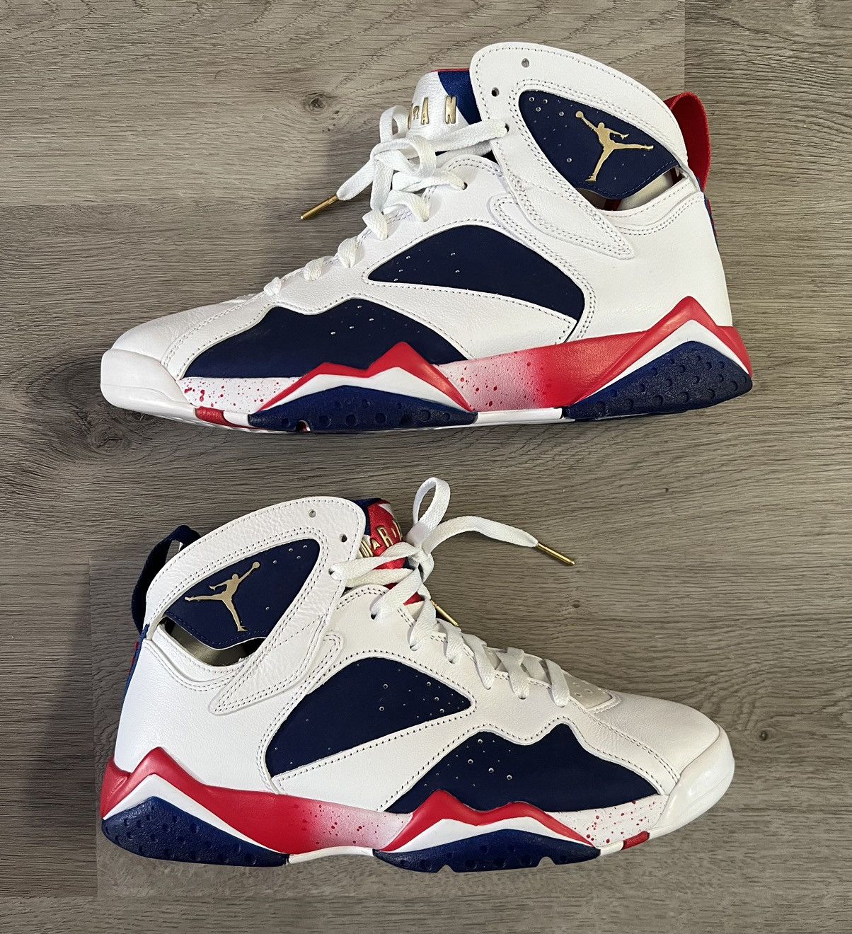 image of Air Jordan 7 Retro “Tinker Alternate” Shoes in White, Men's (Size 9)