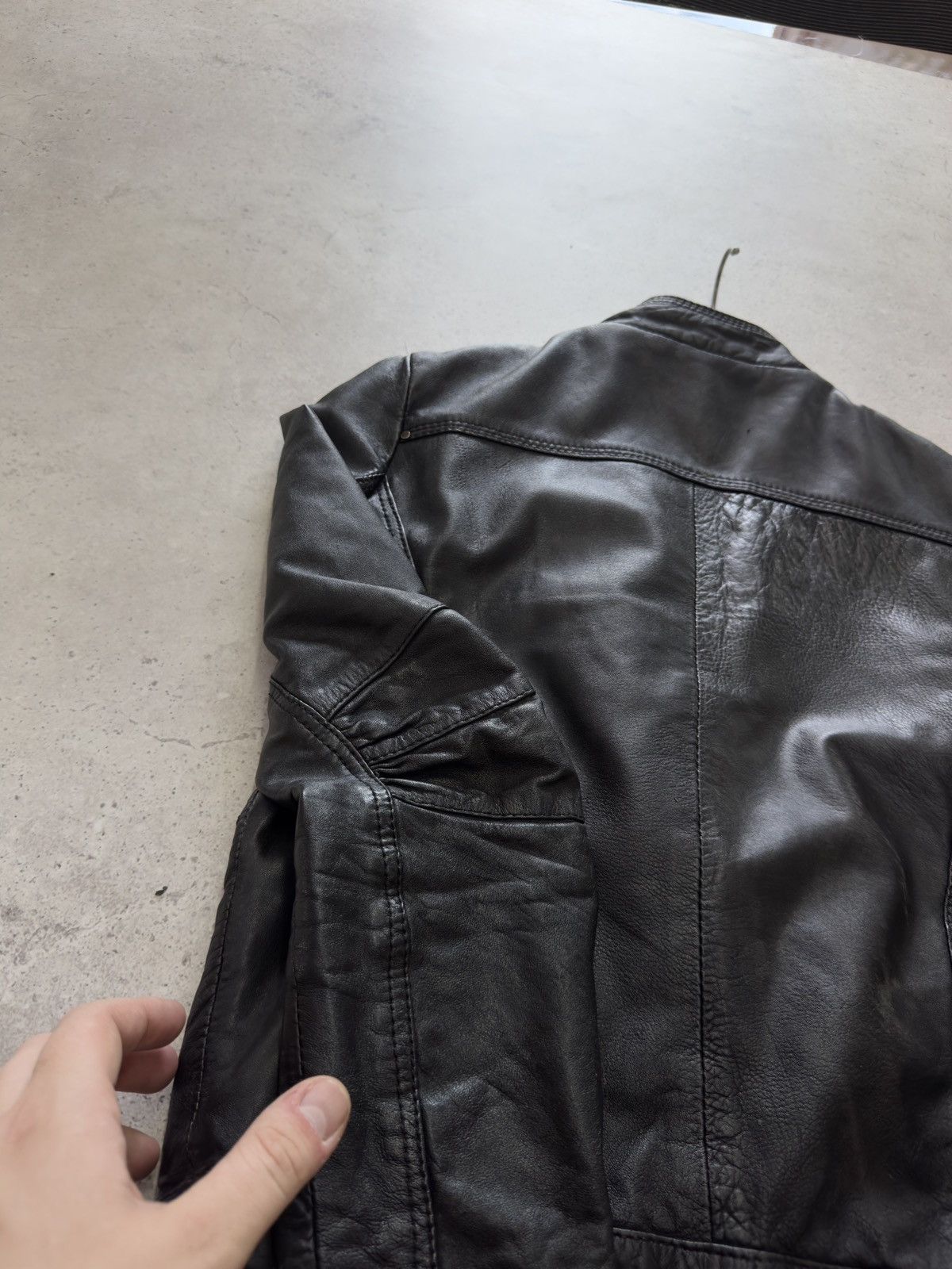 Rick Owens Vintage Multi-Zip Asymmetric Real Soft Leather Jacket Size US S / EU 44-46 / 1 - 6 Thumbnail