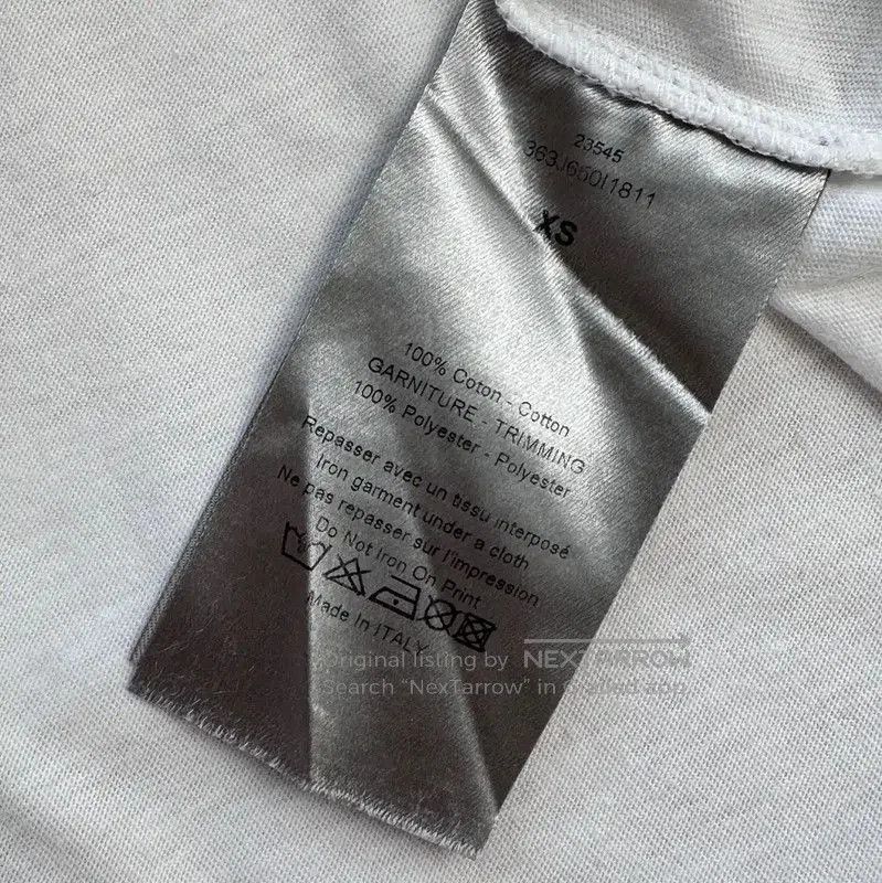 Dior Dior White Men's T-Shirt with Graphic Design . Size US XS / EU 42 / 0 - 7 Thumbnail