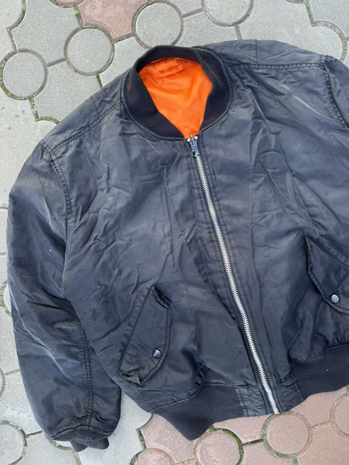 If Six Was Nine Vintage MA1 Military Bomber Jacket USA Size US L / EU 52-54 / 3 - 4 Thumbnail