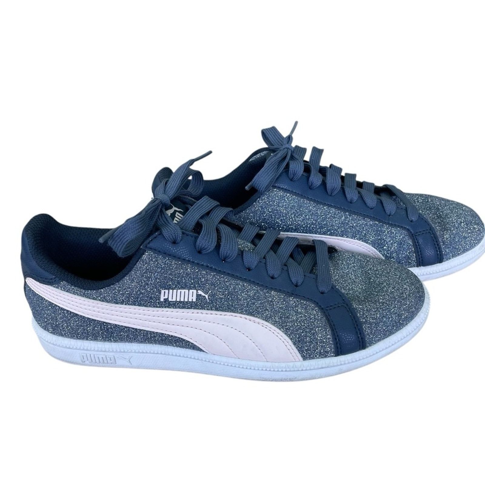Puma Puma Glitter Lace-up Sneakers Blue Multi Size 7 Medium Size US 7 / IT 37 - 2 Thumbnail