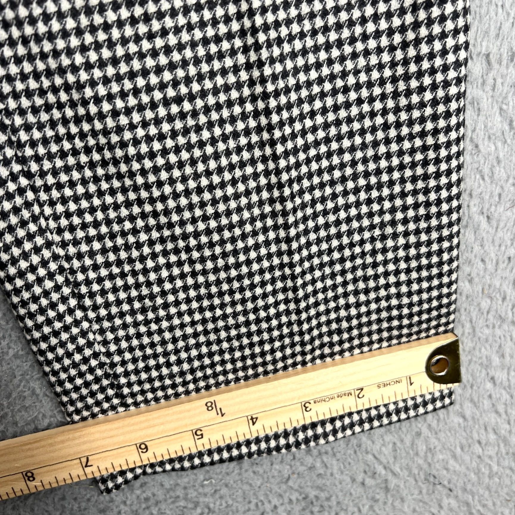 Talbots Talbots Womens Pants 14 Petite Houndstooth Hampshire Straight Leg Taper NWT Size 36" / US 14 / IT 50 - 6 Thumbnail