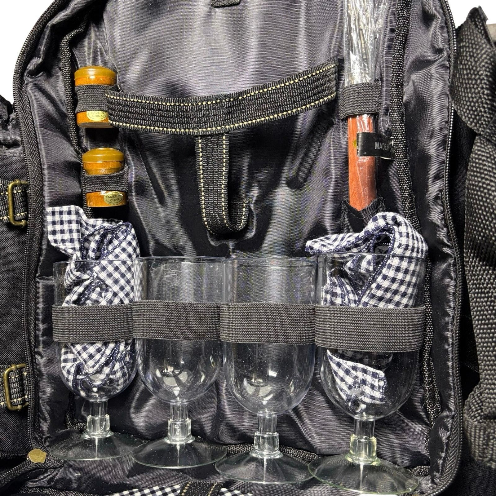Other Black Picnic Backpack Size ONE SIZE - 3 Thumbnail