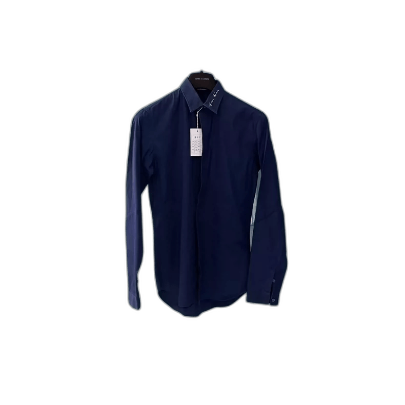 Dior Dior Logo Embroidered Long Sleeve Shirt-yf Size US M / EU 48-50 / 2 - 1 Thumbnail