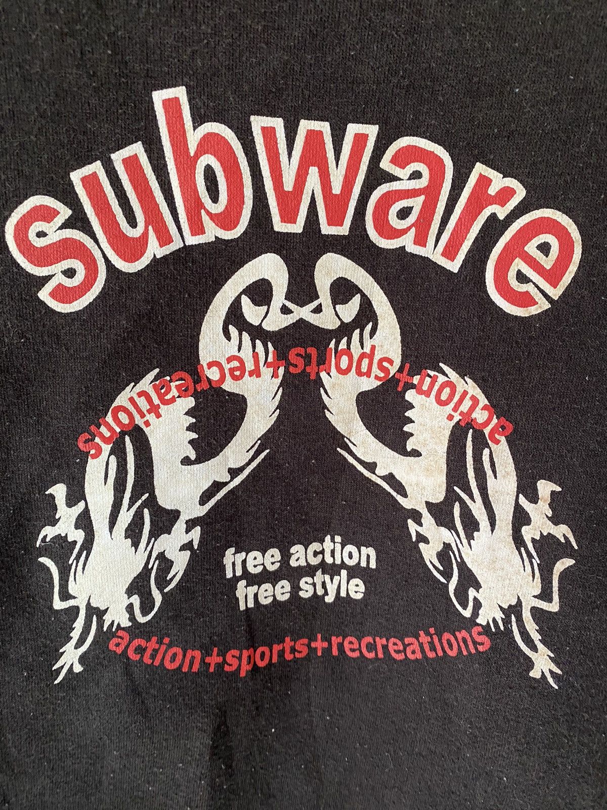 Subware 🔥1990s Subware Recon dragon sweatshirt Size US M / EU 48-50 / 2 - 5 Thumbnail