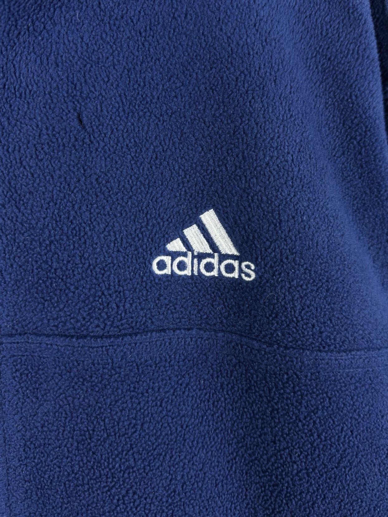 Adidas Vintage 00’s Adidas Full Zip Oversized Fleece Jacket Y2K Size US M / EU 48-50 / 2 - 4 Thumbnail