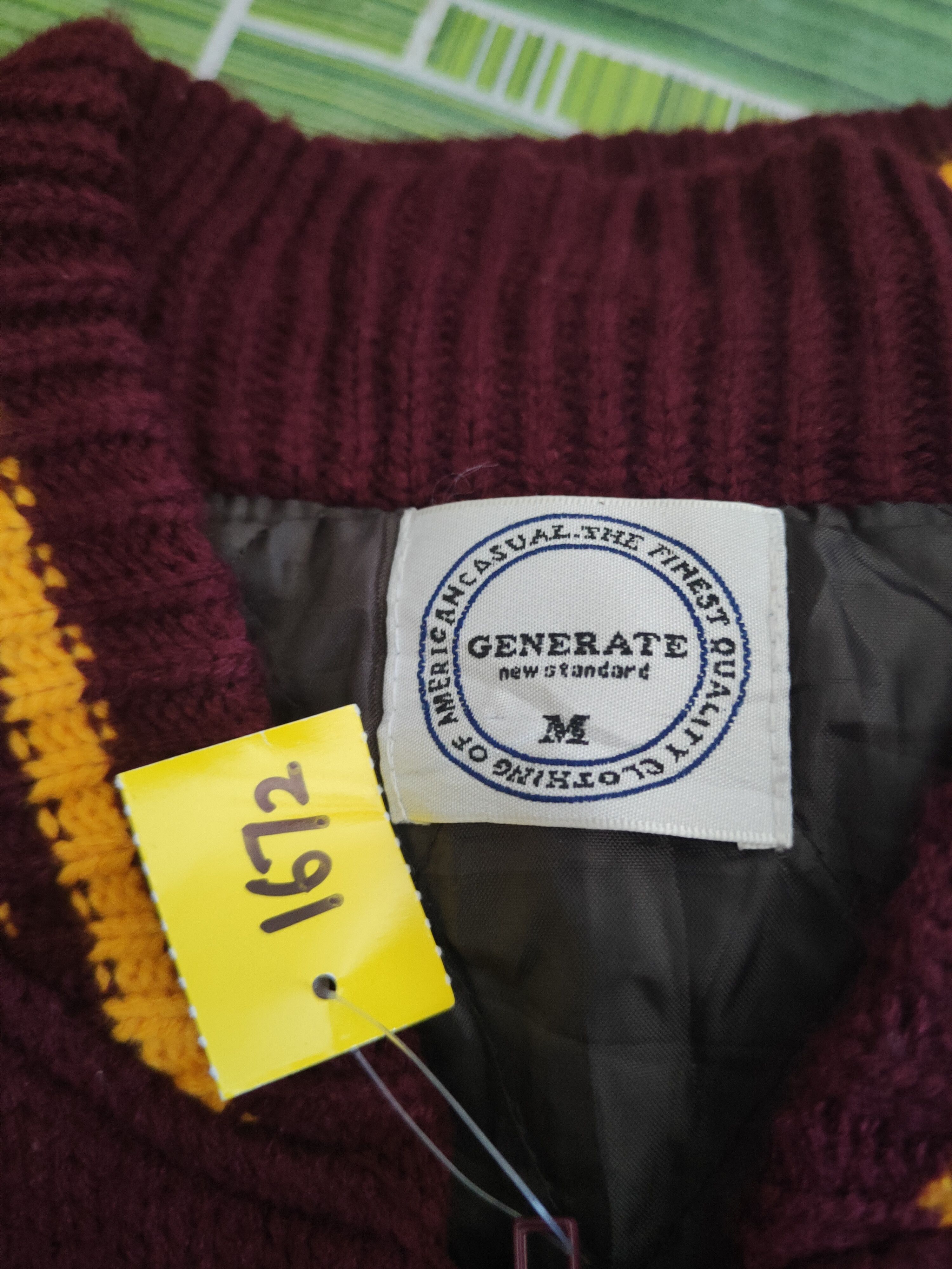 Vintage DL Japan vintage Maroon Varsity Jackets #1672 Size US M / EU 48-50 / 2 - 14 Thumbnail