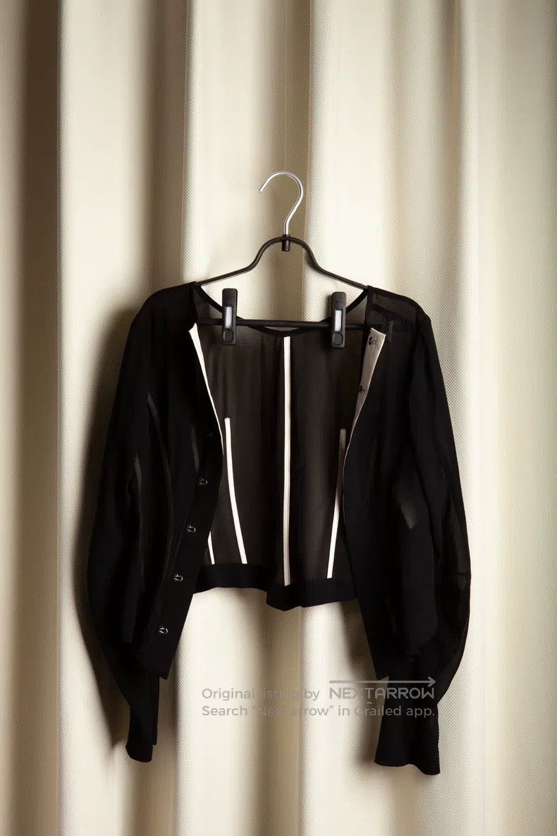 Comme des Garcons Comme Des Garcons Black romantic sheer jacket Size M / US 6-8 / IT 42-44 - 2 Thumbnail