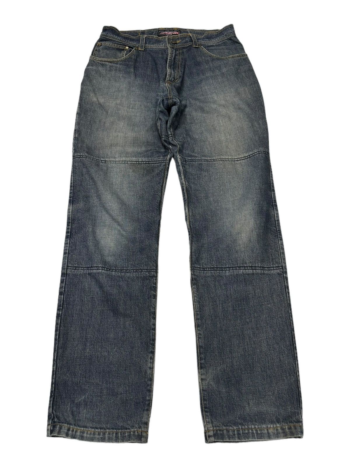 Kadoya ❤️‍🔥VINTAGE KOMINE TOKYO MOTORCYCLE DENIM JEANS Size US 30 / EU 46 - 1 Thumbnail