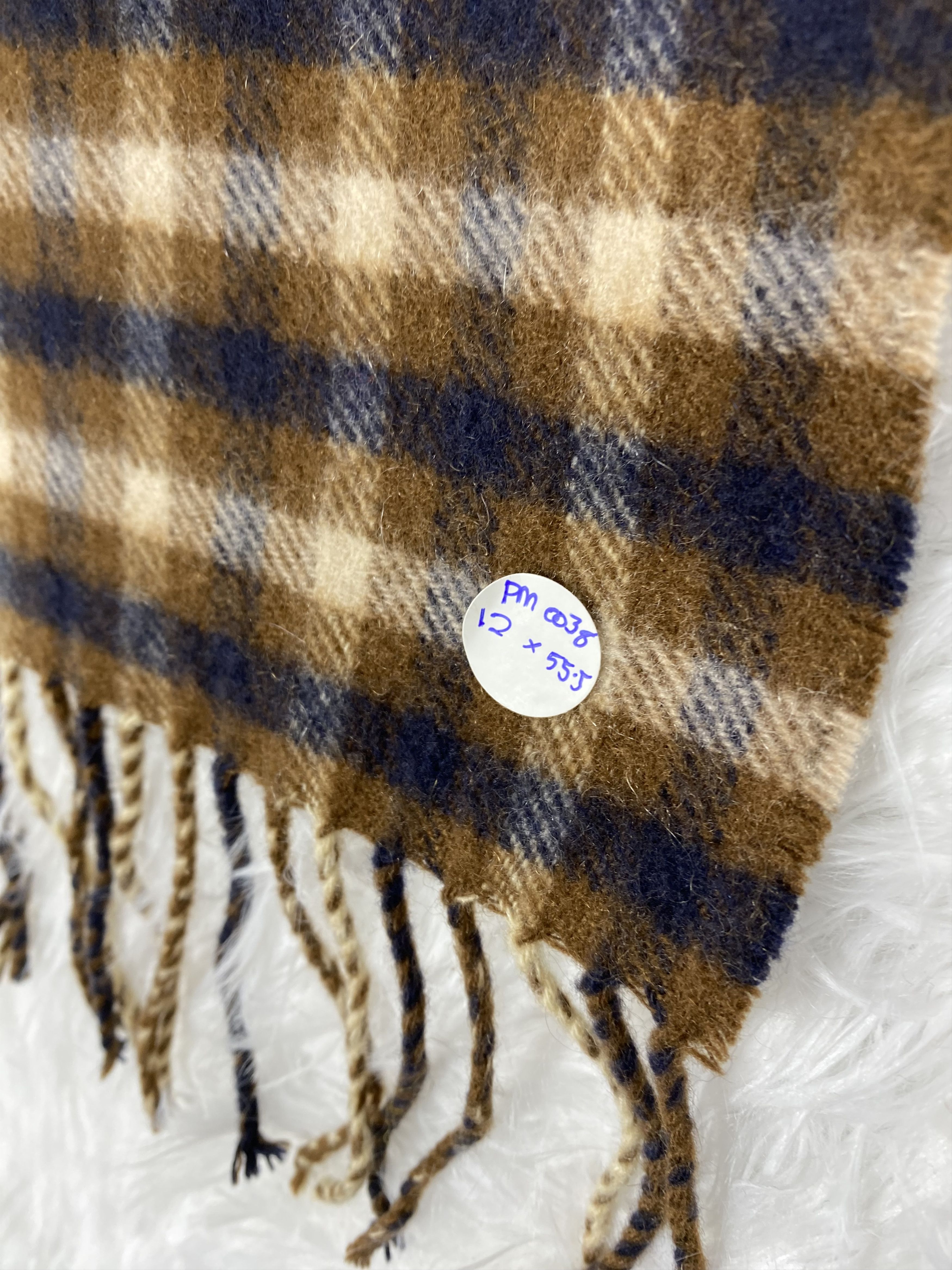 Aquascutum Vintage Aquascutum Scarf / Muffler Neckwear PM0038 Size ONE SIZE - 4 Thumbnail