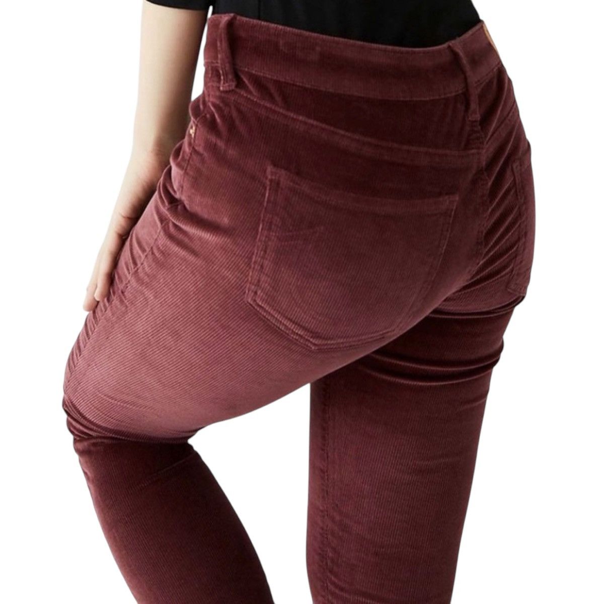 True Religion True Religion Red Halle Corduroy Skinny Jeans Size 30" / US 8 / IT 44 - 2 Thumbnail