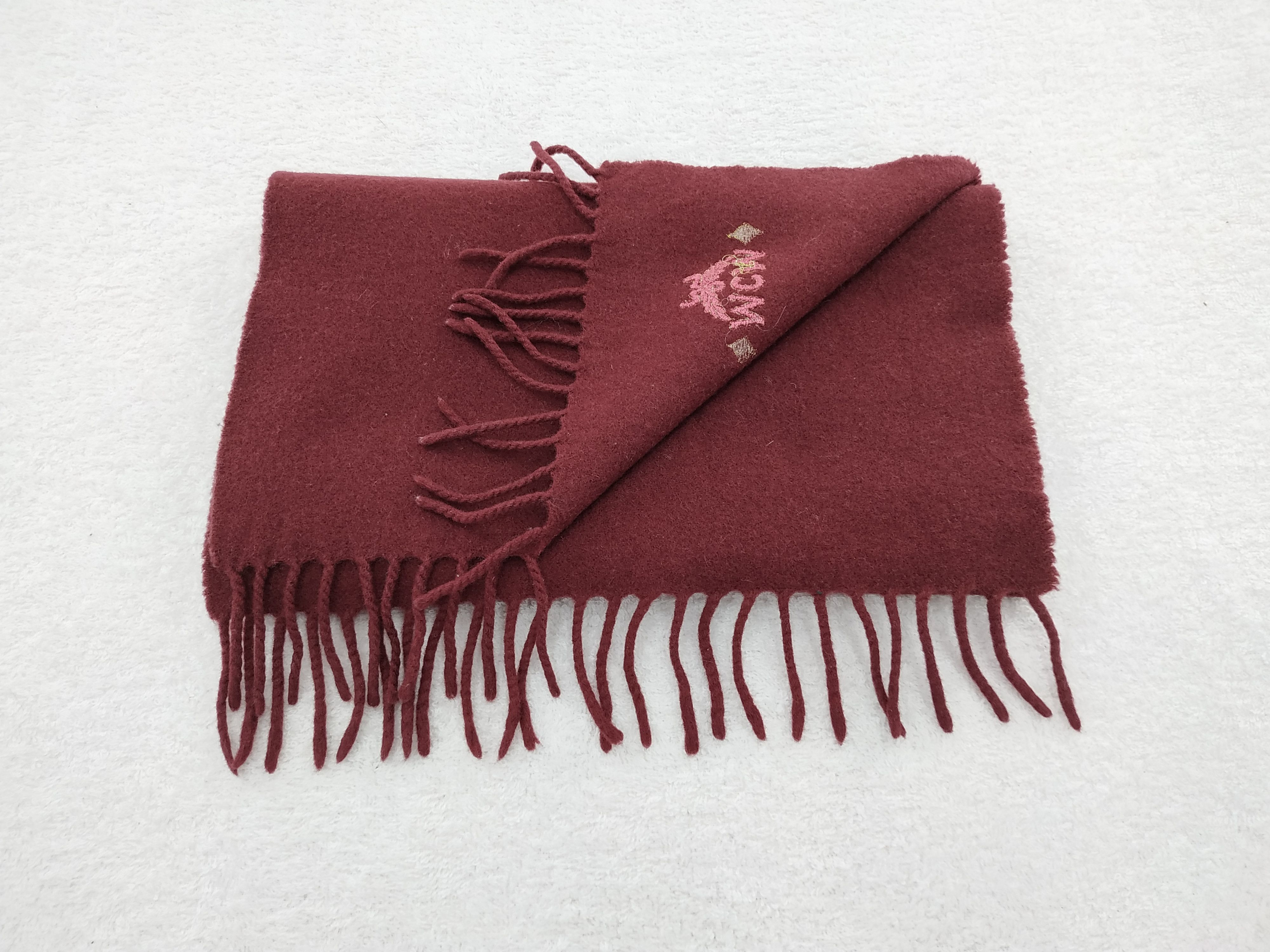MCM Vintage MCM Wool Scarf/Muffler/Neckwear MF098 Size ONE SIZE - 4 Thumbnail