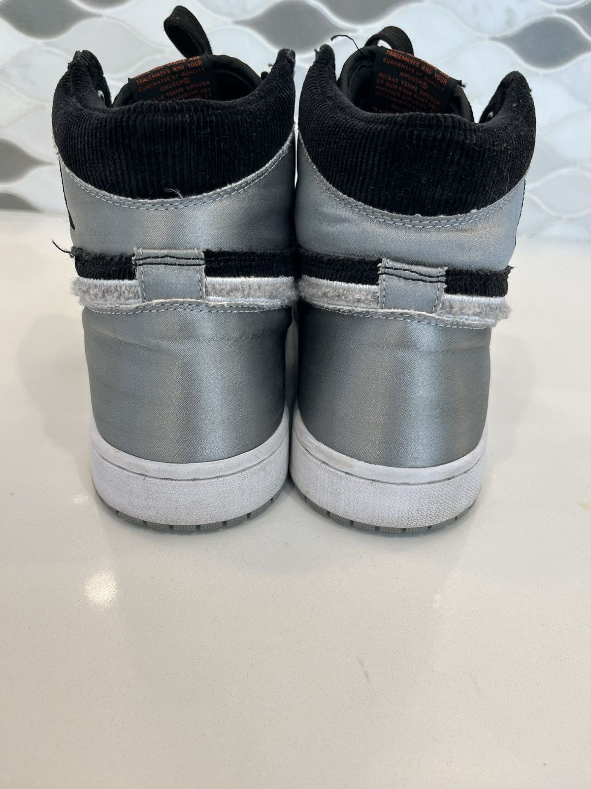 Jordan Brand Aleali May x Air Jordan 1 Retro High OG Satin Shadow Size US 12 / EU 45 - 6 Thumbnail