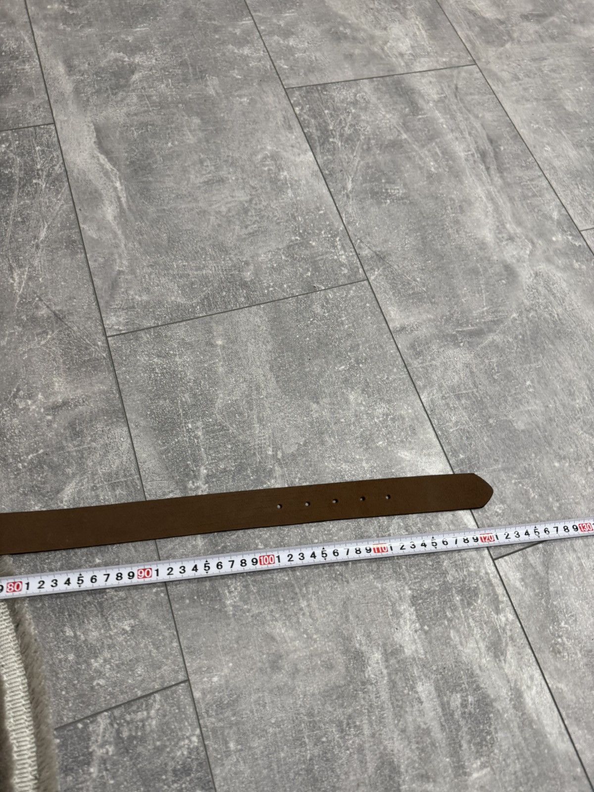 Diesel Vintage Diesel Leather Browm Y2K metal logo Belt Size ONE SIZE - 4 Thumbnail