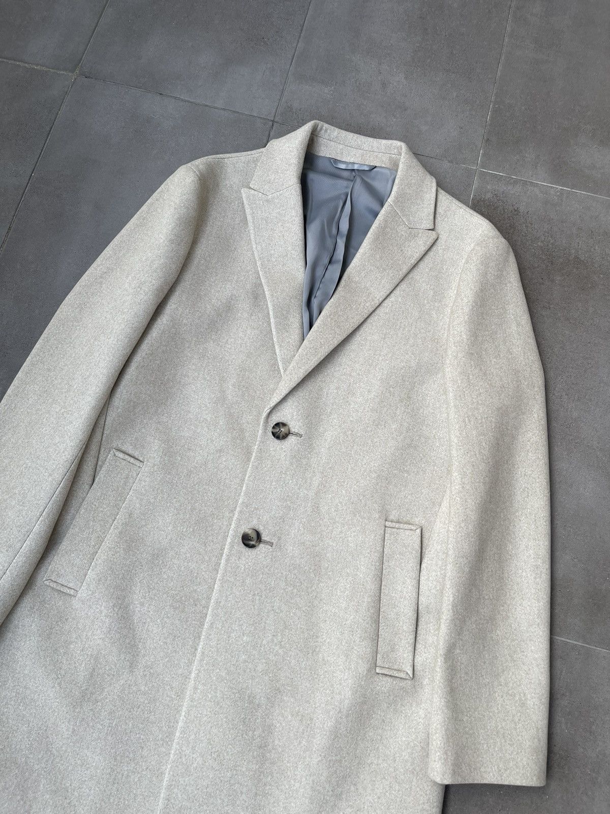 Other !DS! AW23 Isaac Dewhirst Beige Wool Coat Size US M / EU 48-50 / 2 - 11 Thumbnail