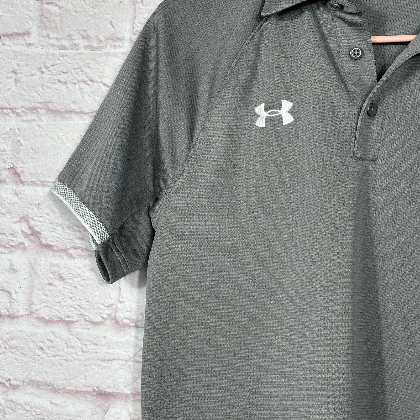 Under Armour Under Armour Men's Gray Polo Shirt Size Small Size US S / EU 44-46 / 1 - 2 Thumbnail