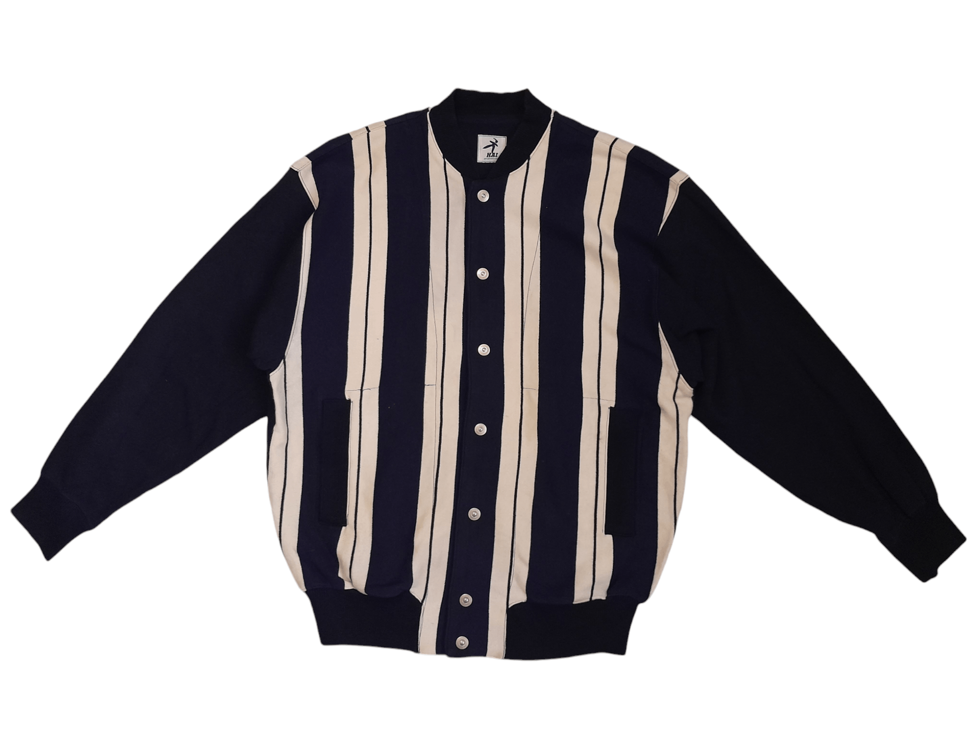 Hai Sporting Gear × Issey Miyake Hai Sporting Gear Issey Miyake Varsirt Jacket (F351) Size US M / EU 48-50 / 2 - 1 Thumbnail