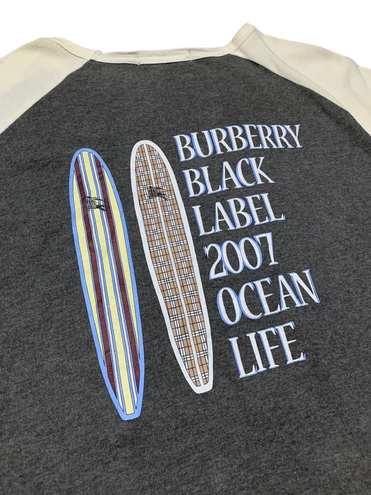 Burberry Vintage Burberry black label 2007 free ride raglan tee Size US M / EU 48-50 / 2 - 1 Thumbnail