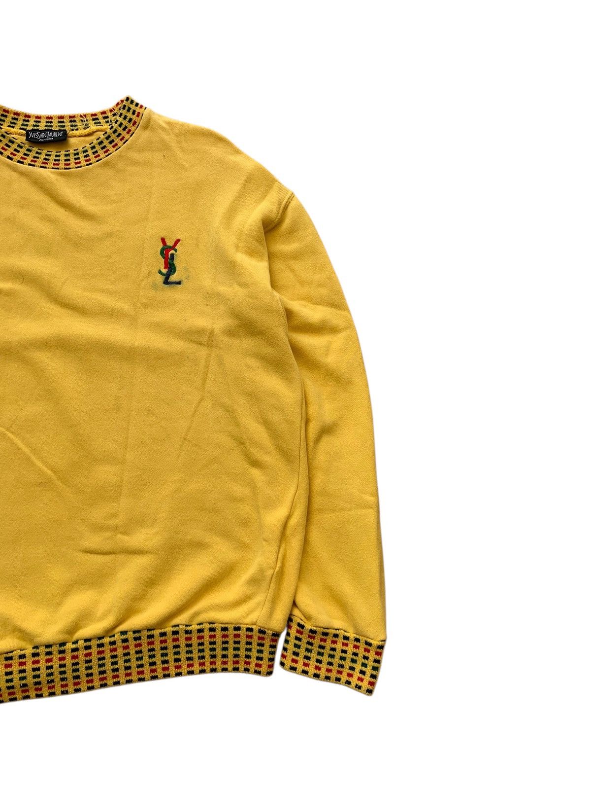 Yves Saint Laurent 🔥VTG YSL POUR HOMME CREWNECK SWEATSHIRT Size US M / EU 48-50 / 2 - 7 Thumbnail