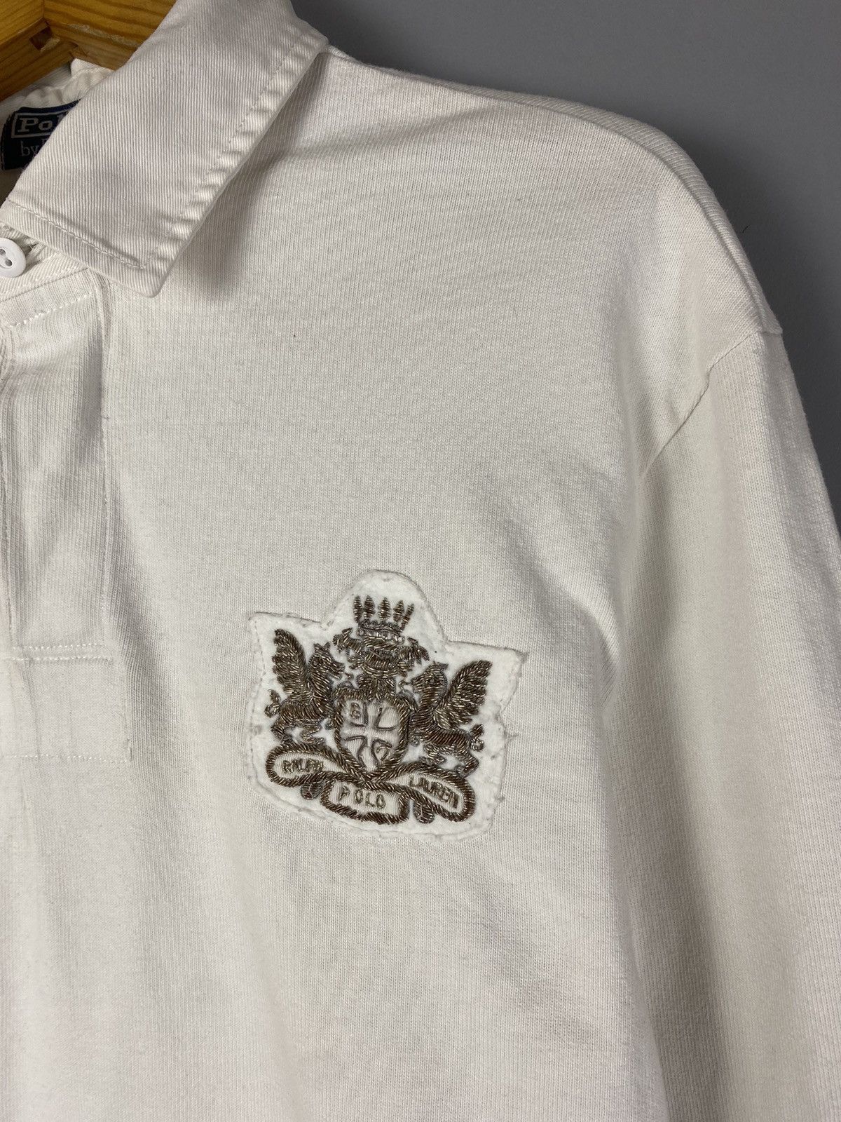 Vintage Vintage Polo Ralph Lauren rugby long sleeve Size US XXL / EU 58 / 5 - 7 Thumbnail