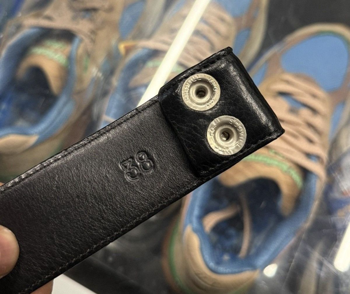 Chrome Hearts Chrome Heart Pyramid Studded Belt Strap Size 38 Calf Black Size 38 - 11 Thumbnail